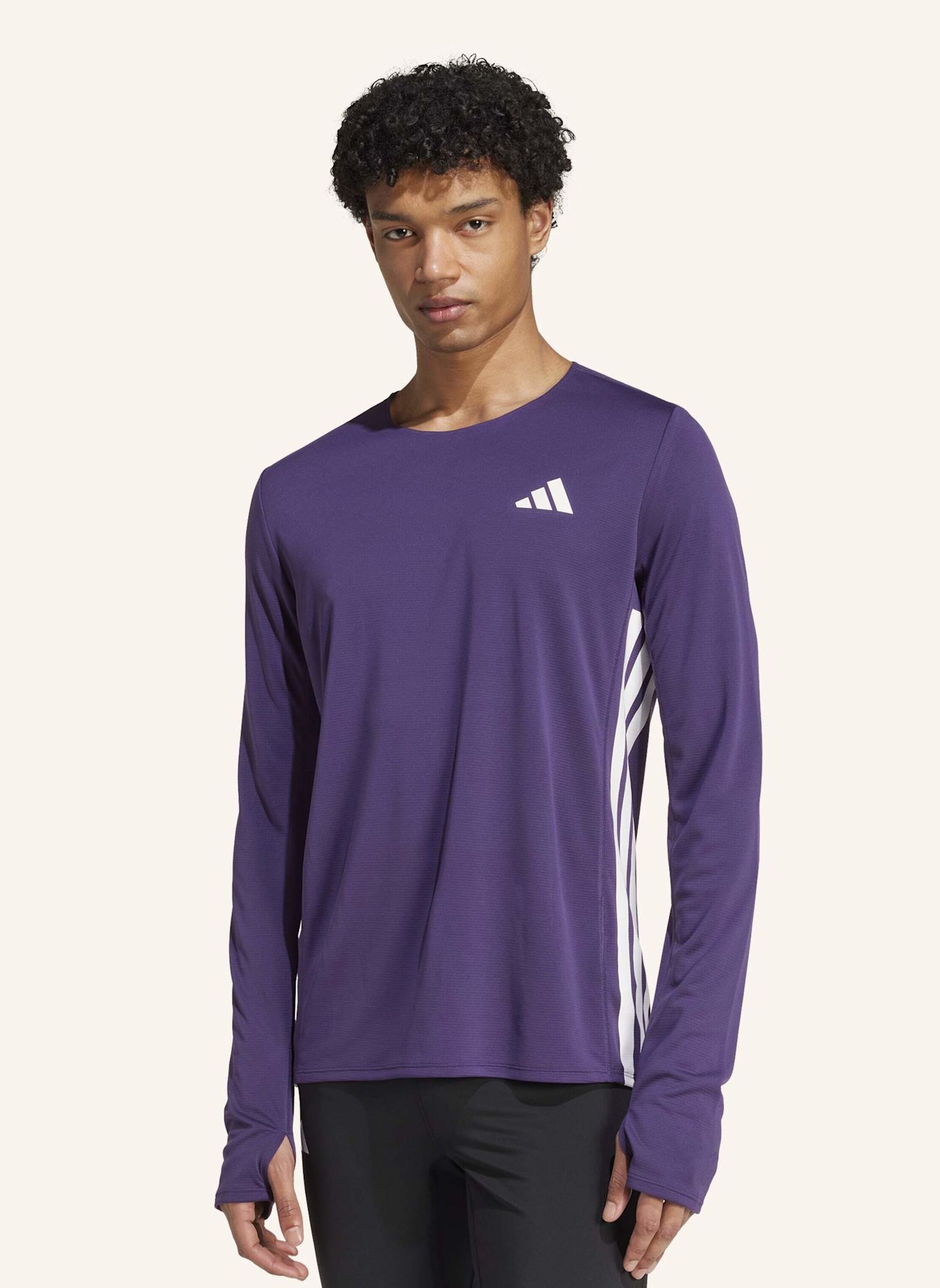 adidas ADIZERO RUNNING LONGSLEEVE: LILA