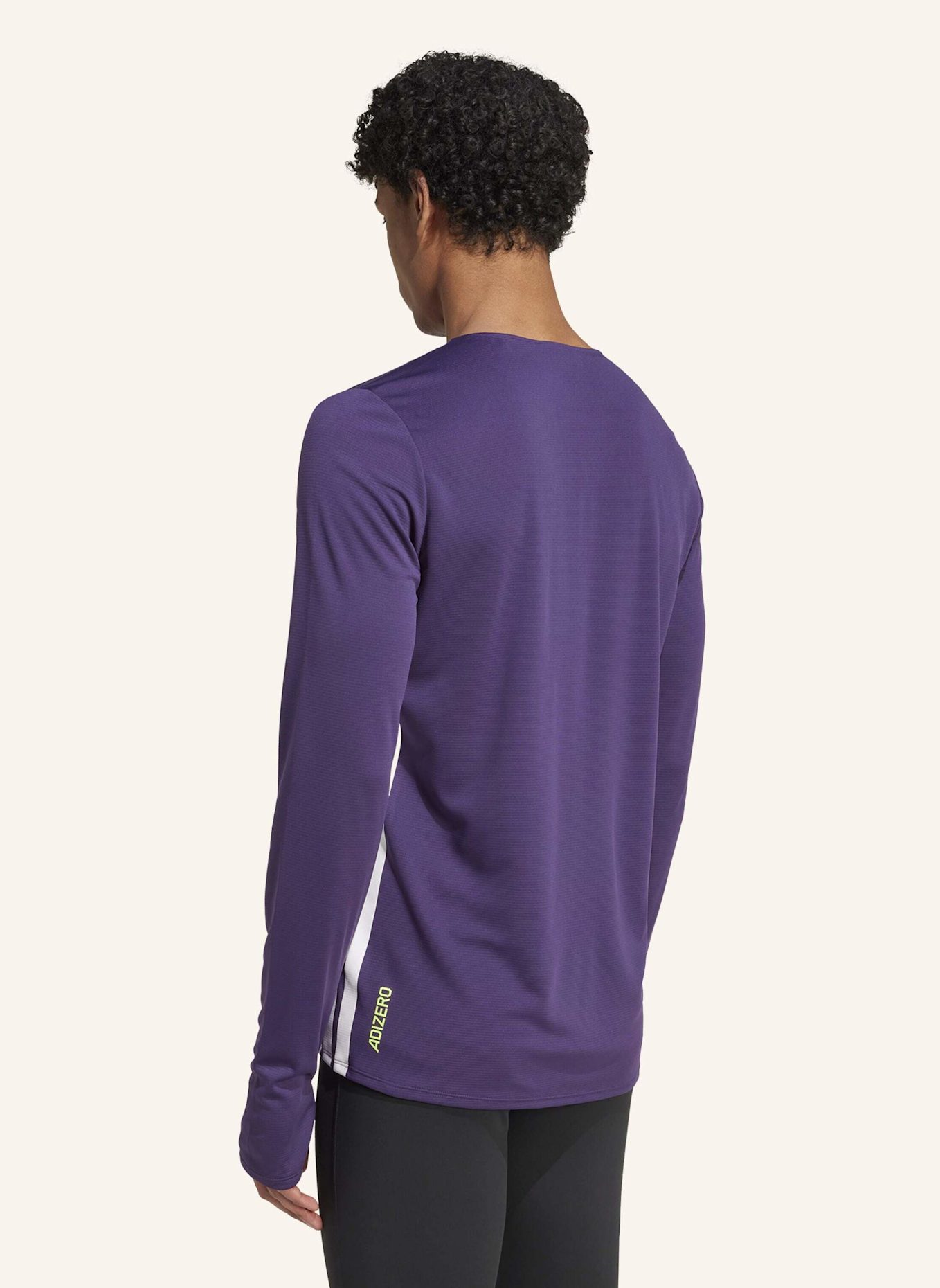adidas ADIZERO RUNNING LONGSLEEVE: LILA