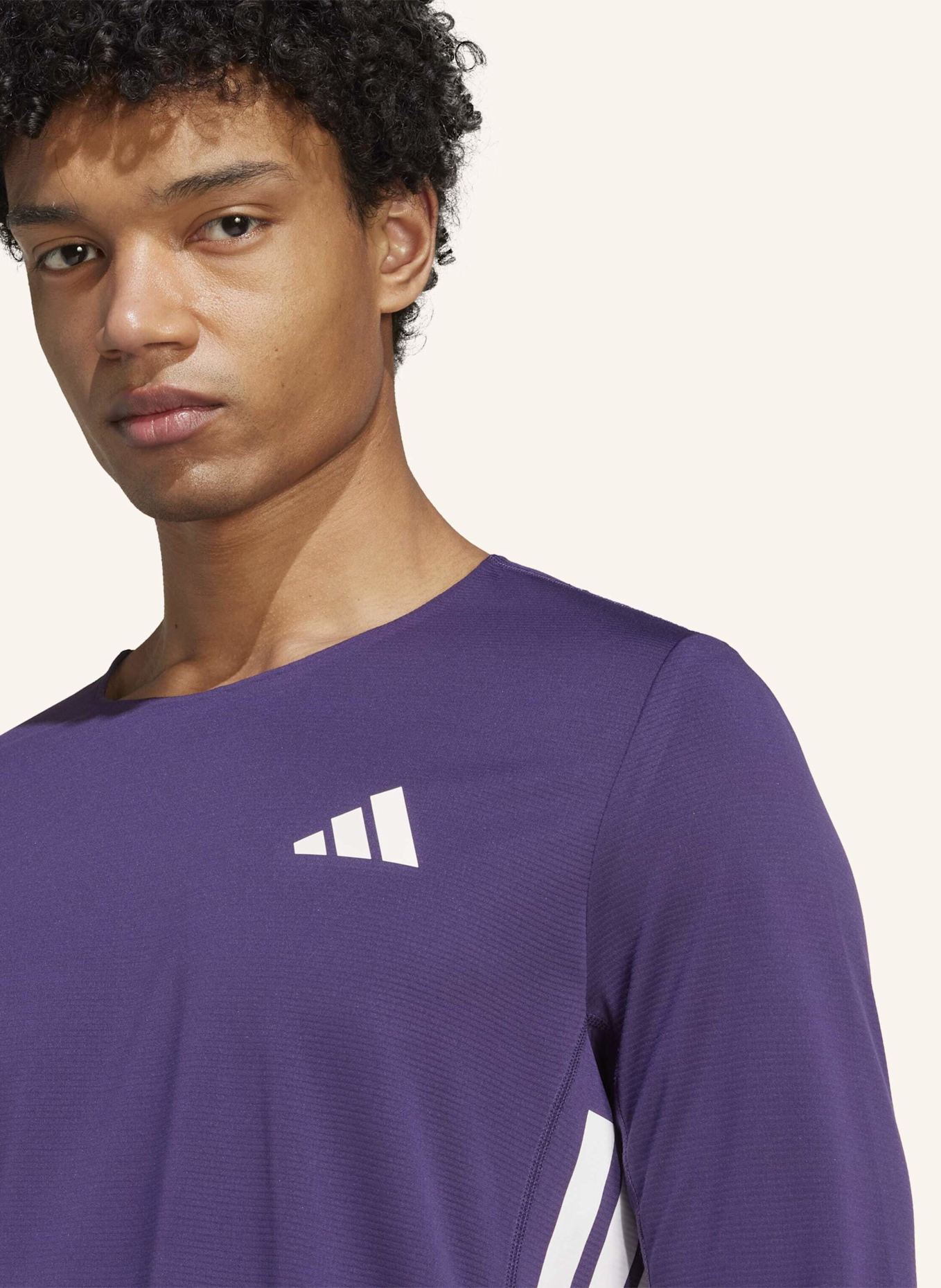 adidas ADIZERO RUNNING LONGSLEEVE: LILA