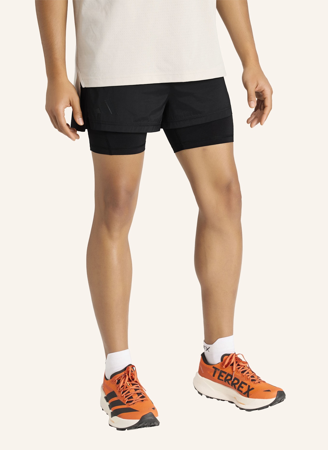 adidas TERREX TERREX XPLORIC 2IN1 SHORTS: SCHWARZ