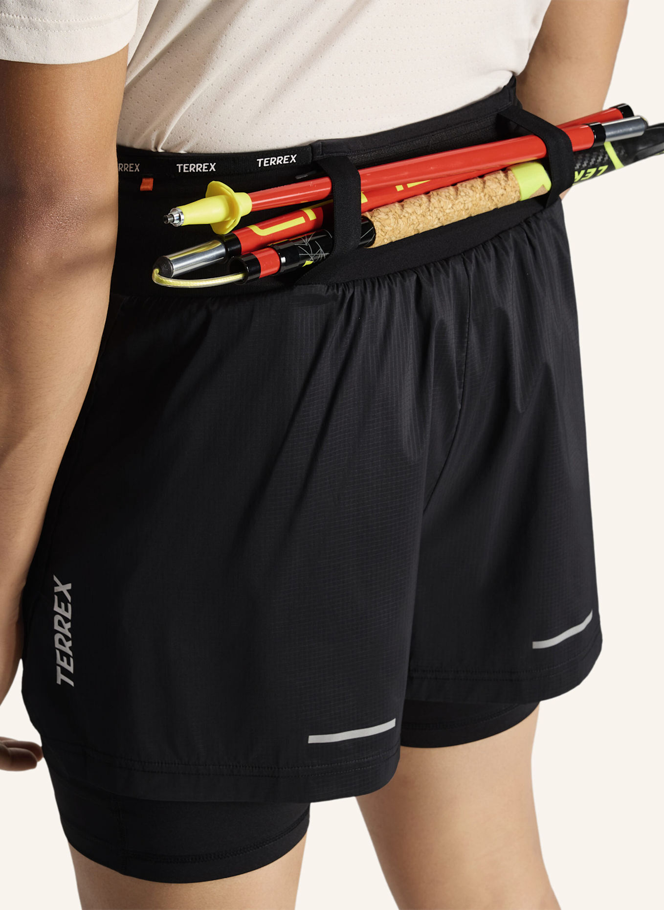 adidas TERREX TERREX XPLORIC 2IN1 SHORTS: SCHWARZ
