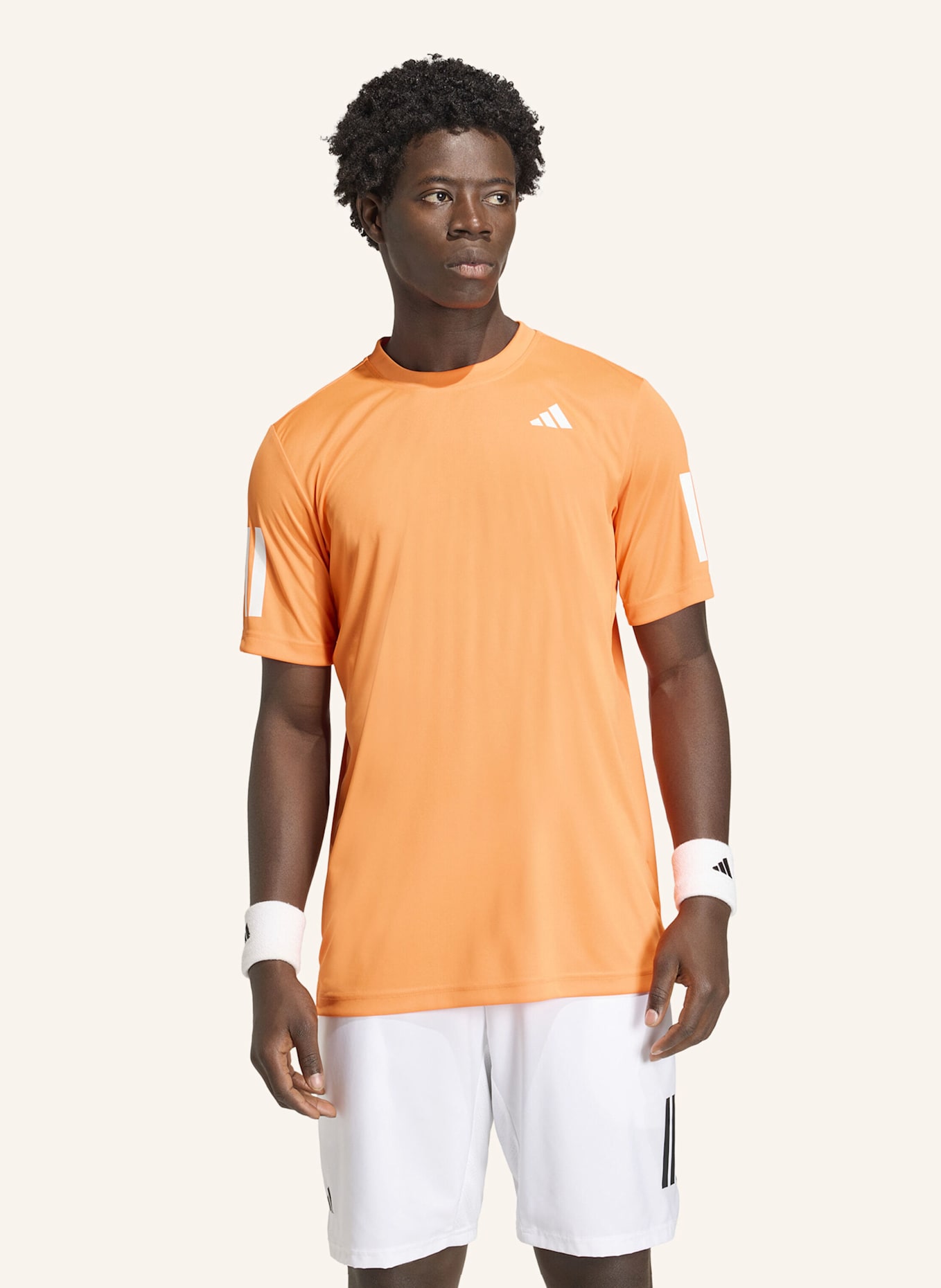 adidas T-Shirt CLUB TENNIS CLIMACOOL 3-STRIPES: ORANGE