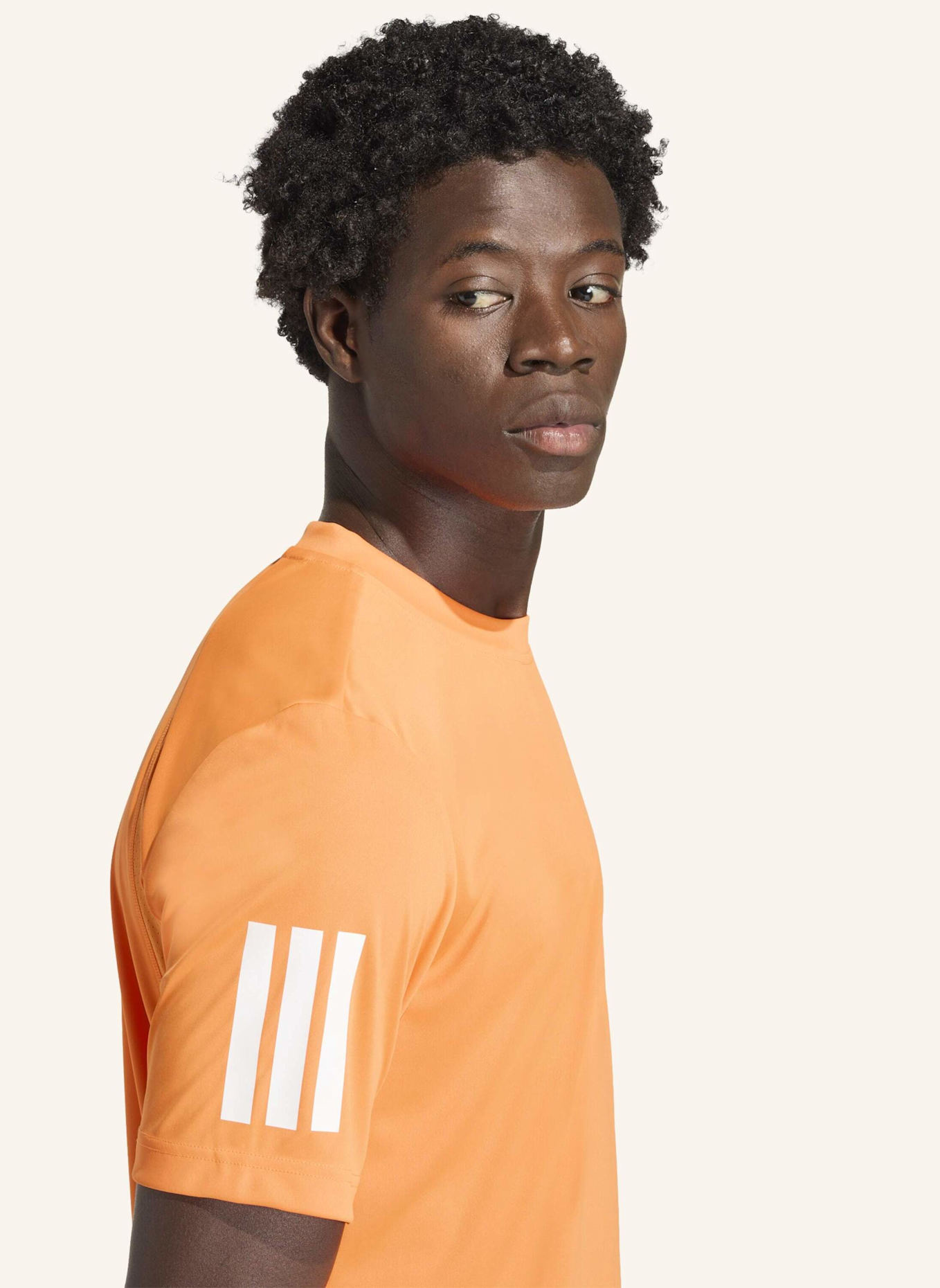 adidas T-Shirt CLUB TENNIS CLIMACOOL 3-STRIPES: ORANGE