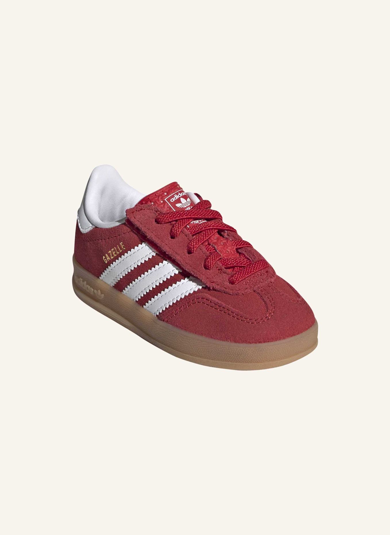 adidas Originals GAZELLE INDOOR COMFORT CLOSURE ELASTIC LACE SCHUH: WEISS/ BEIGE