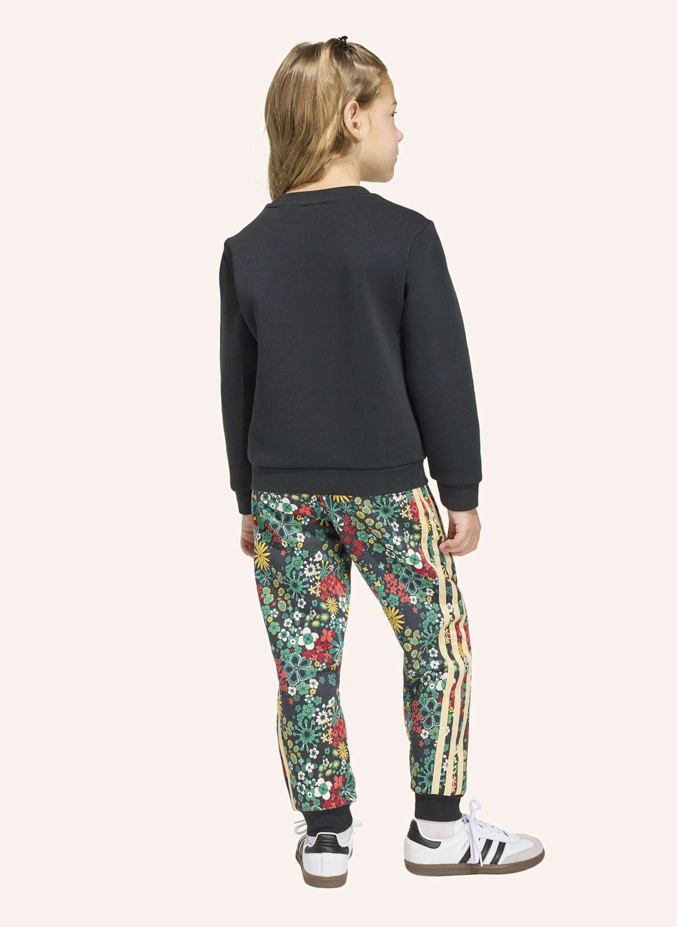 adidas Originals ADIDAS ORIGINALS X LIBERTY LONDON SET MIT RUNDHALSAUSSCHNITT: SCHWARZ