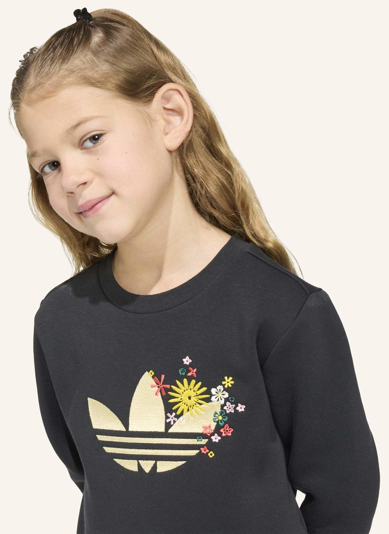 adidas Originals ADIDAS ORIGINALS X LIBERTY LONDON SET MIT RUNDHALSAUSSCHNITT: SCHWARZ