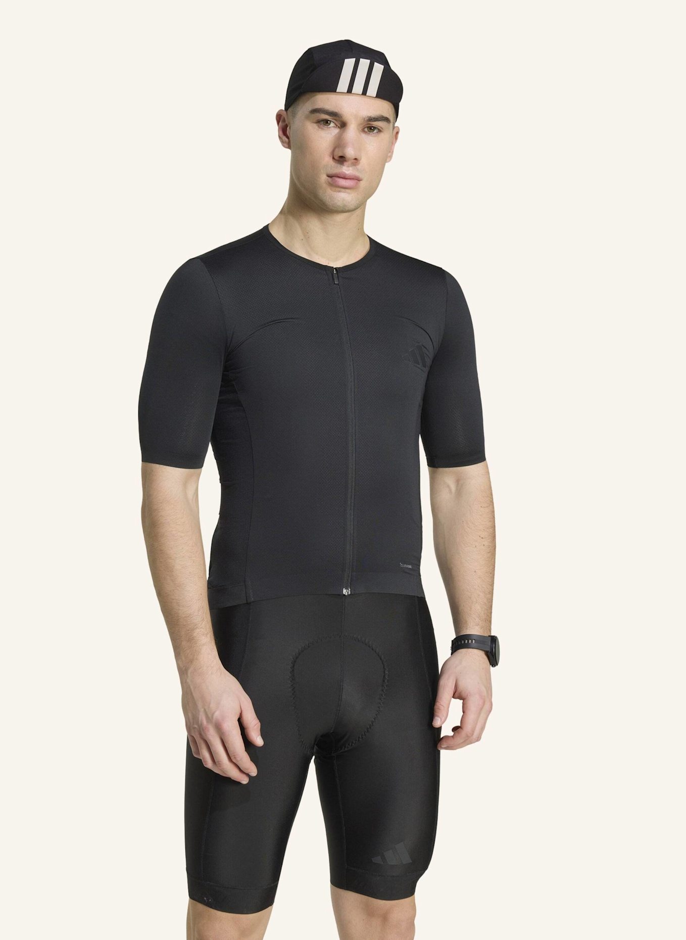 adidas TEMPO RADTRIKOT: SCHWARZ