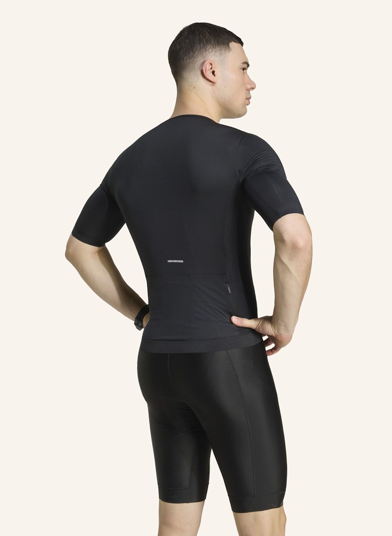 adidas TEMPO RADTRIKOT: SCHWARZ