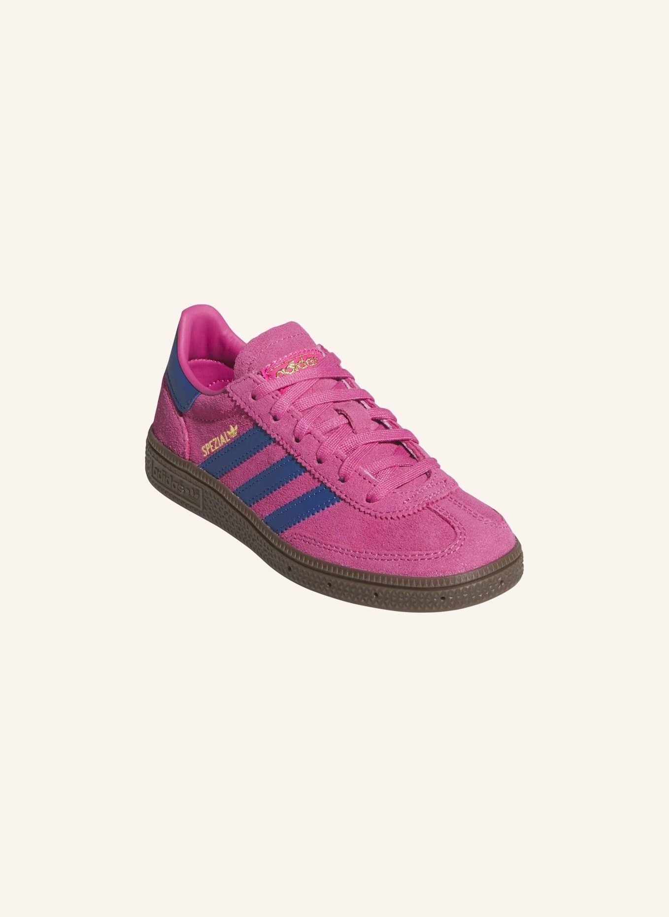adidas Originals HANDBALL SPEZIAL KIDS SCHUH: NEONROSA/ BLAU/ BEIGE
