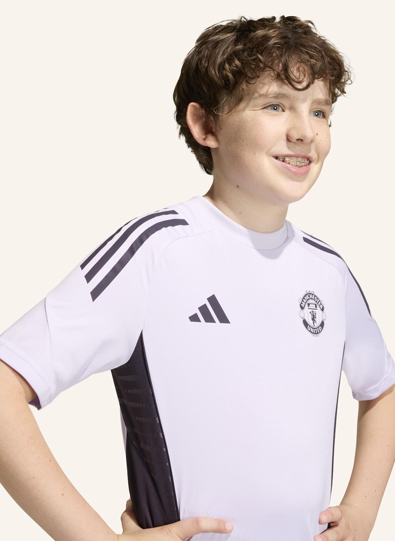 adidas MANCHESTER UNITED TIRO 25 COMPETITION KIDS TRAININGSTRIKOT: LILA/ SCHWARZ