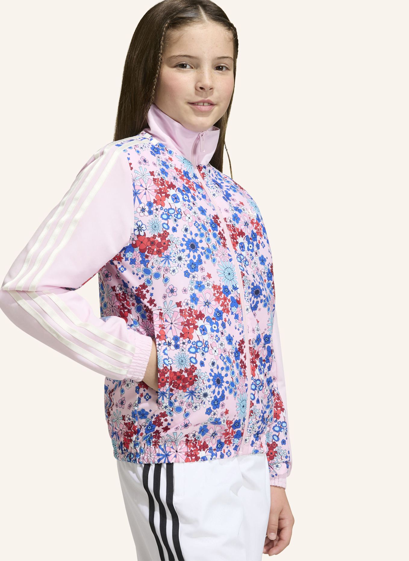 adidas Originals ADIDAS ORIGINALS X LIBERTY LONDON TRACK TOP: ROSA