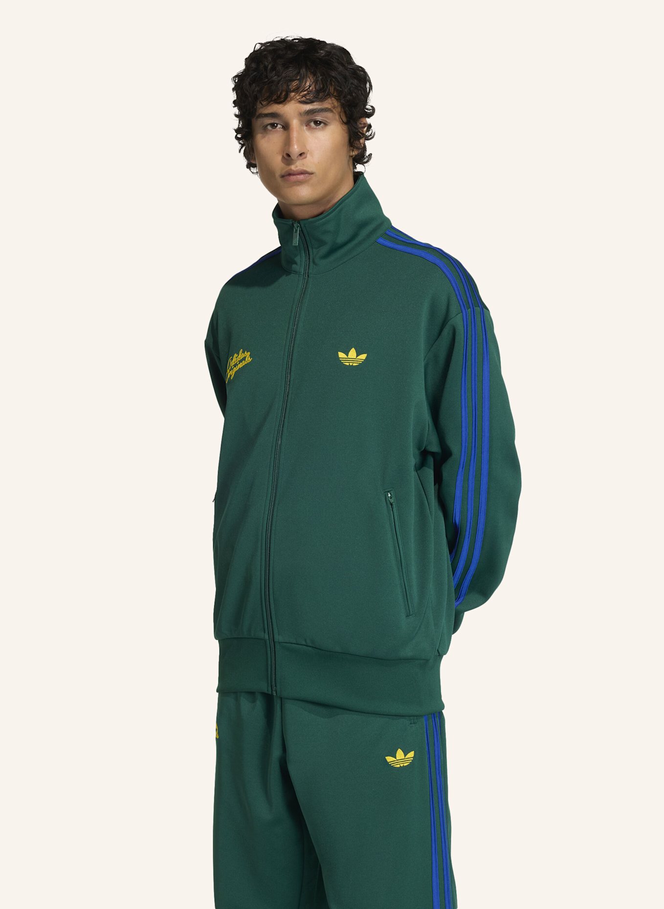 adidas Originals FIREBIRD TRACK TOP ROSES: GRÜN/ BLAU