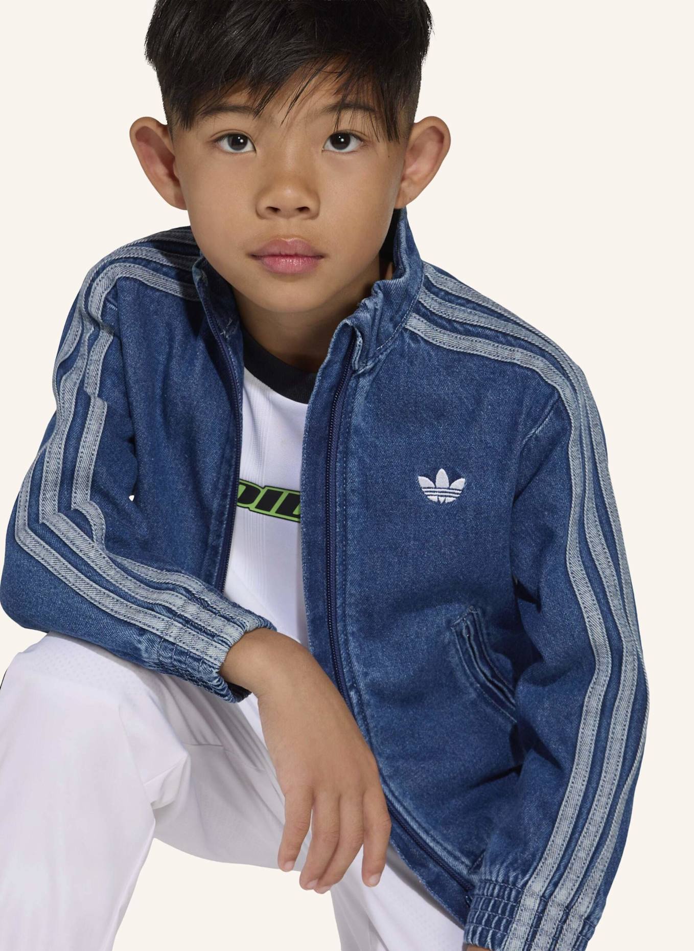 adidas Originals FIREBIRD JEANS ORIGINALS JACKE: BLAU