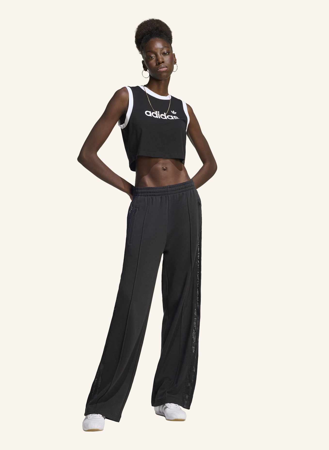 adidas Originals FIREBIRD LACE JOGGINGHOSE: SCHWARZ