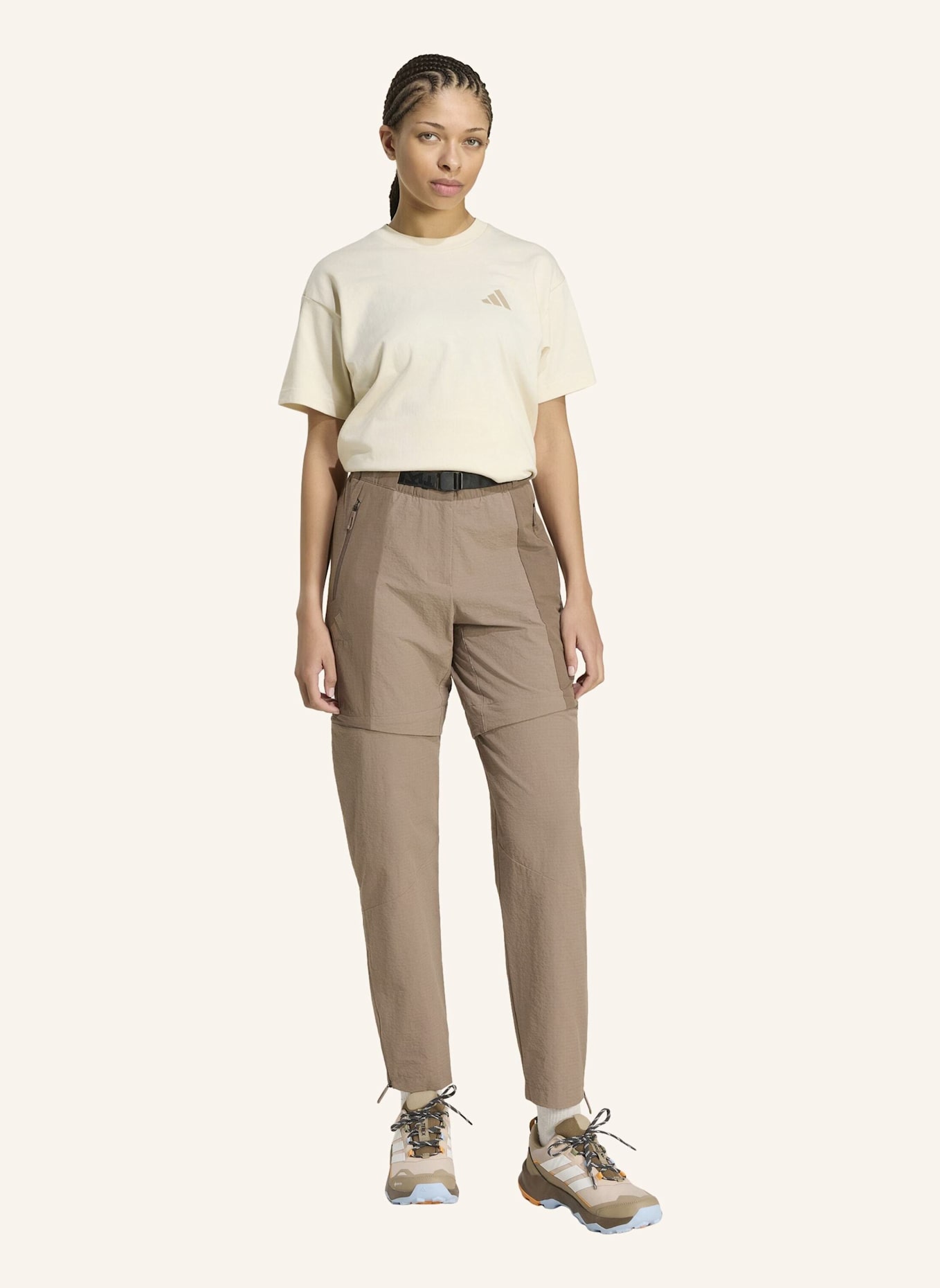 adidas TERREX TERREX XPERIOR UTILITAS CLIMA365 ZIP-OFF-HOSE: BRAUN