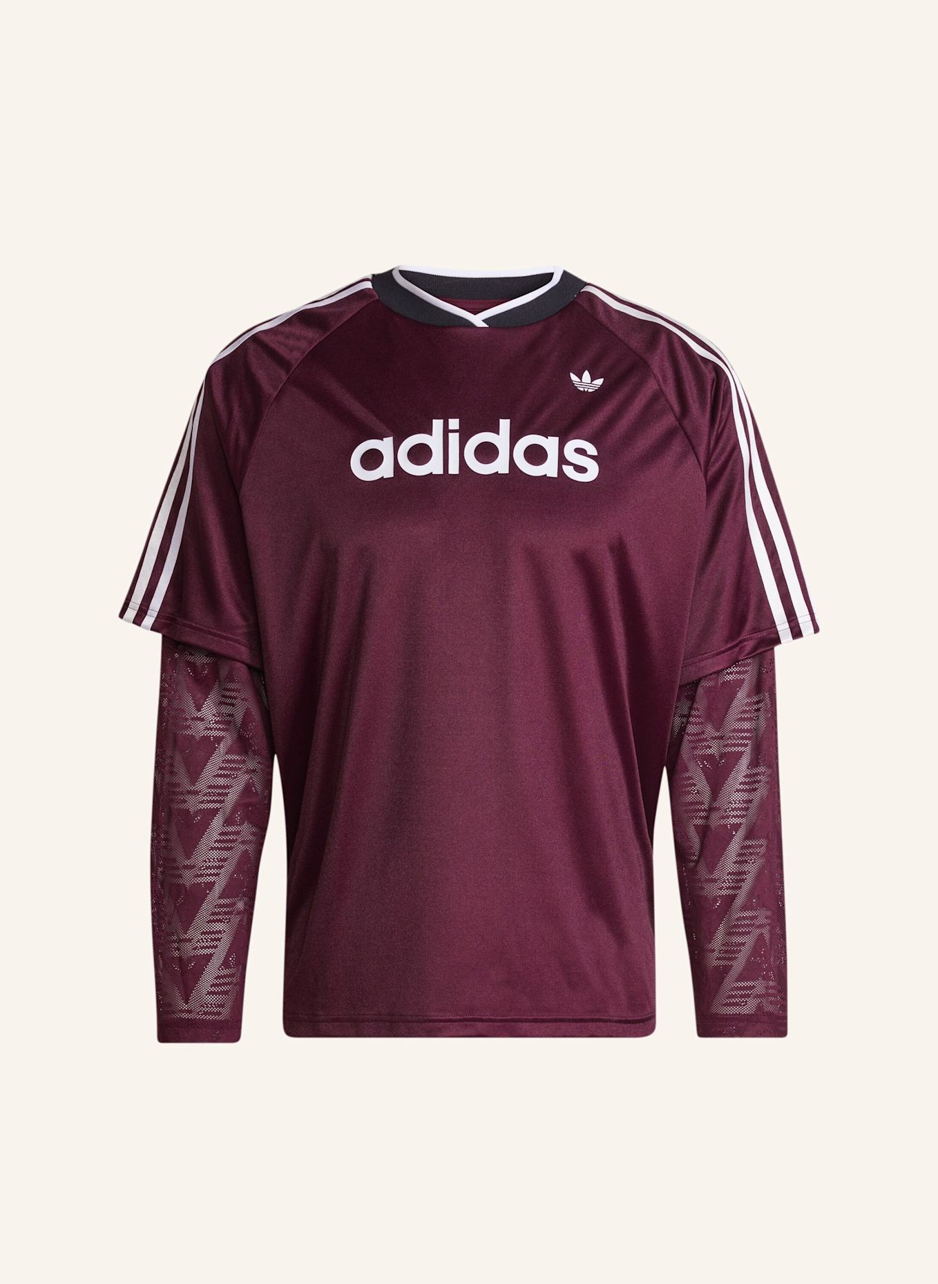 adidas Originals LANGARMTRIKOT MIT SPITZE: ROT