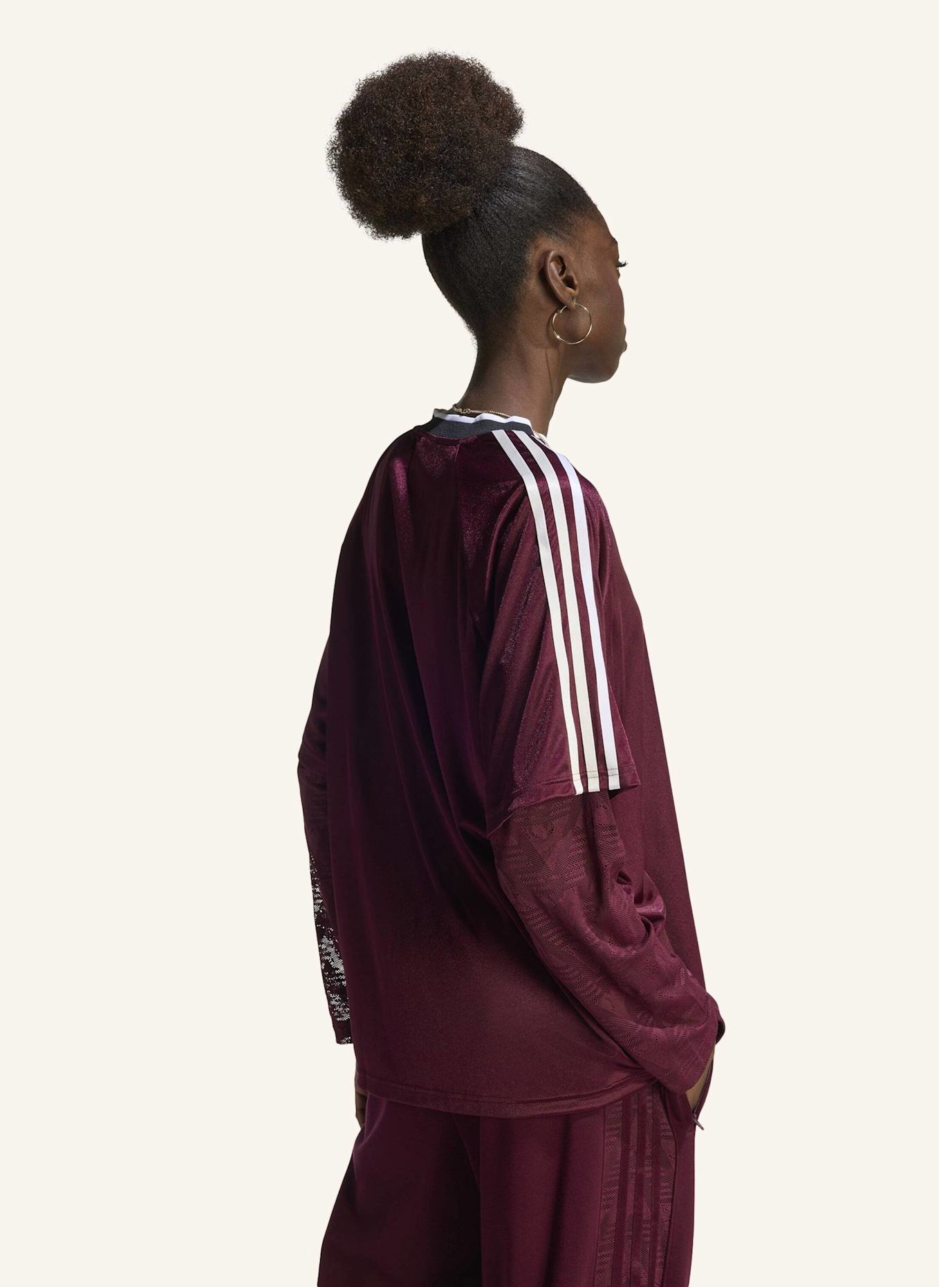 adidas Originals LANGARMTRIKOT MIT SPITZE: ROT
