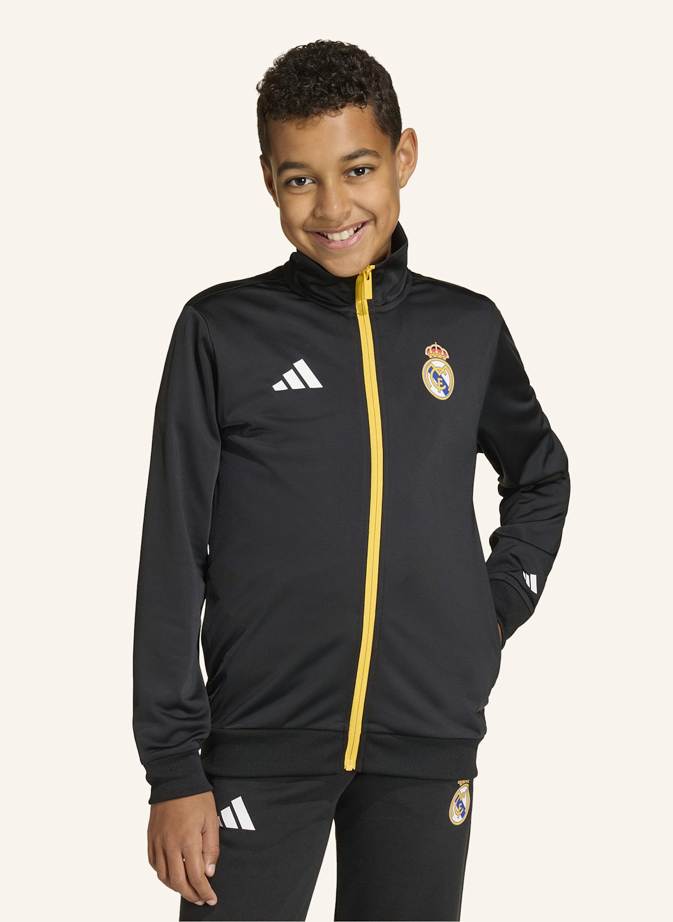 adidas ADIDAS REAL MADRID AVENGERS TRAININGSJACKE KINDER: SCHWARZ