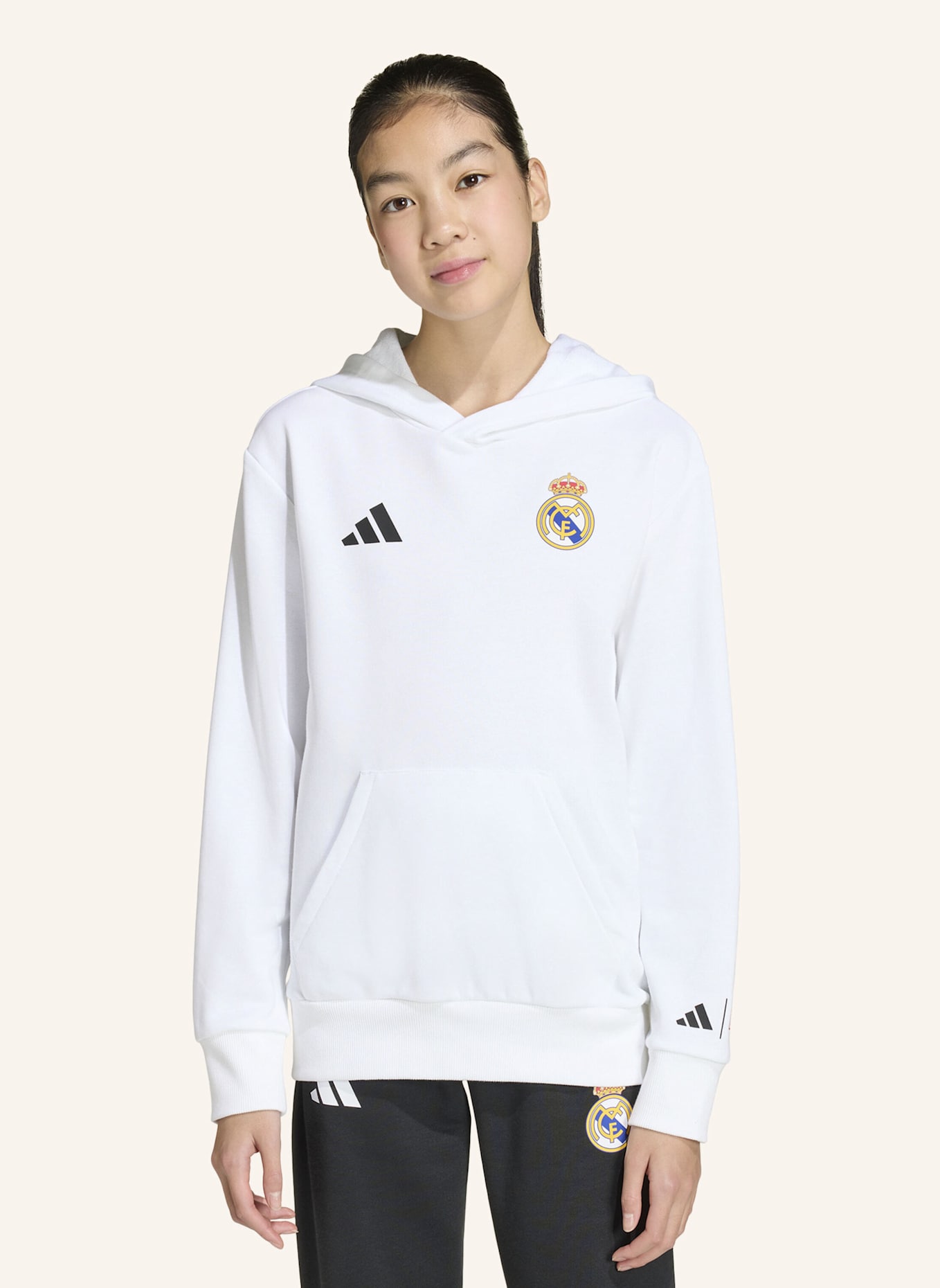 adidas ADIDAS REAL MADRID AVENGERS HOODIE FÜR KINDER: WEISS