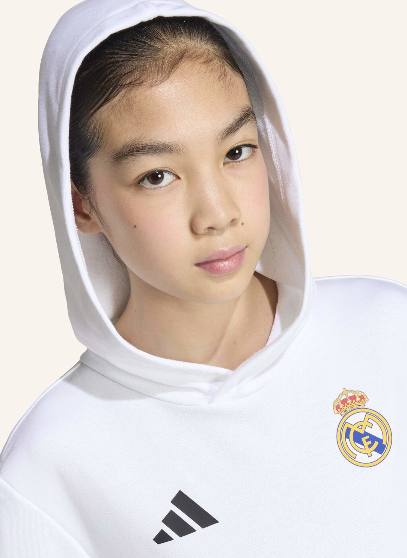 adidas ADIDAS REAL MADRID AVENGERS HOODIE FÜR KINDER: WEISS
