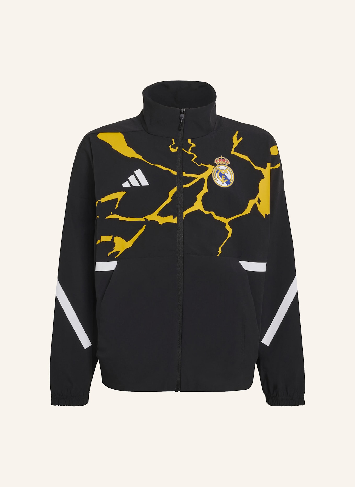adidas ADIDAS REAL MADRID AVENGERS Z.N.E. ANTHEM JACKE FÜR KINDER: SCHWARZ