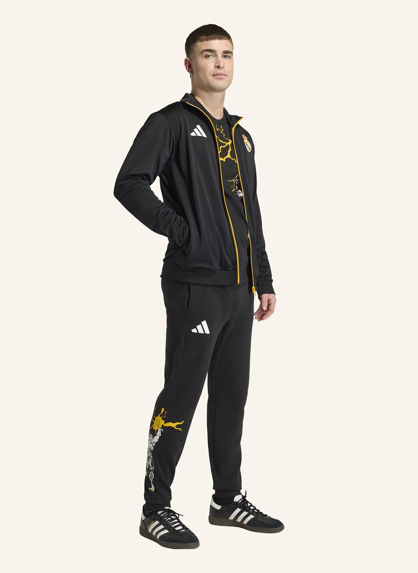 adidas ADIDAS REAL MADRID AVENGERS TRAININGSJACKE: SCHWARZ