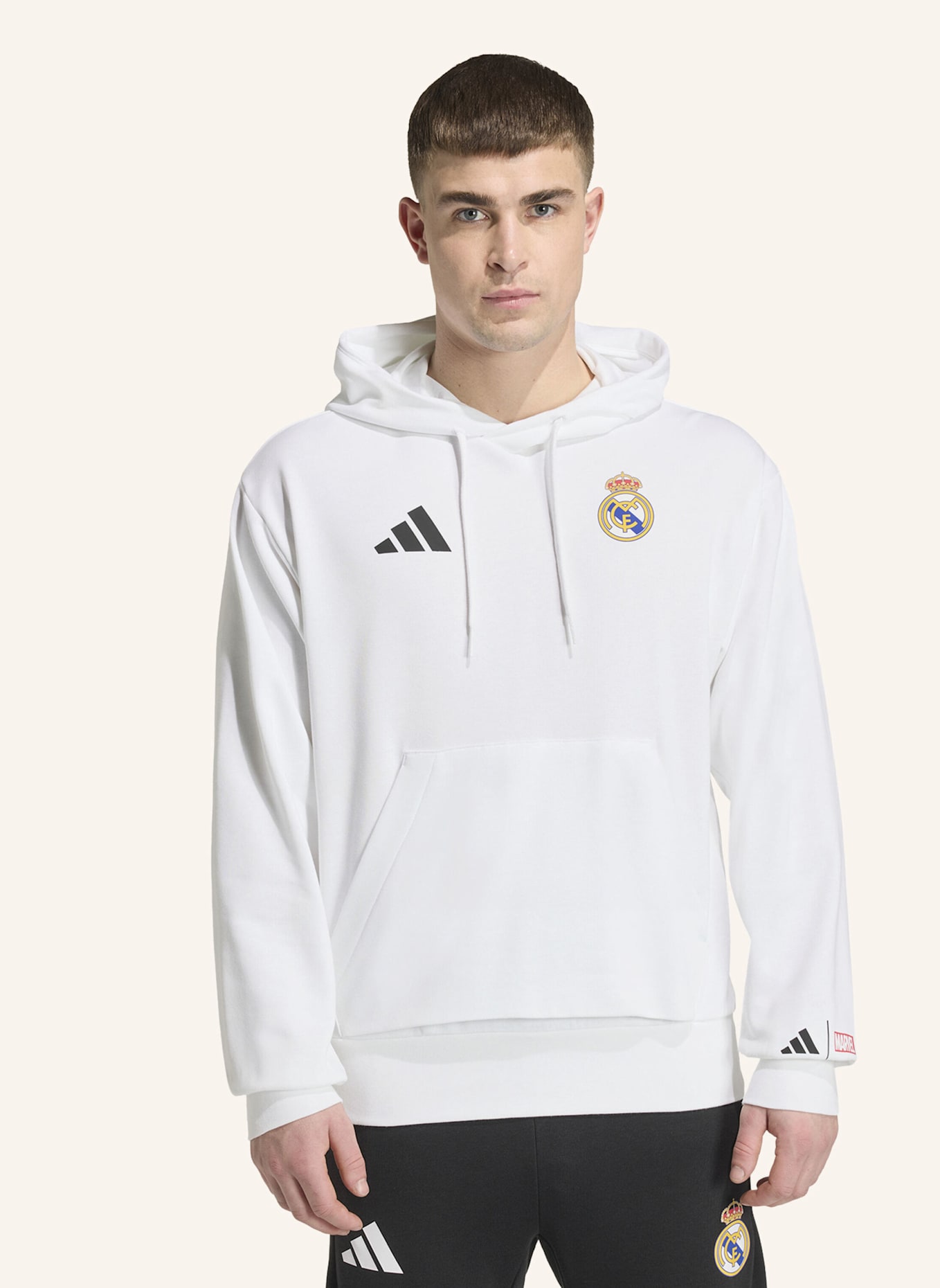 adidas ADIDAS REAL MADRID AVENGERS HOODIE: WEISS