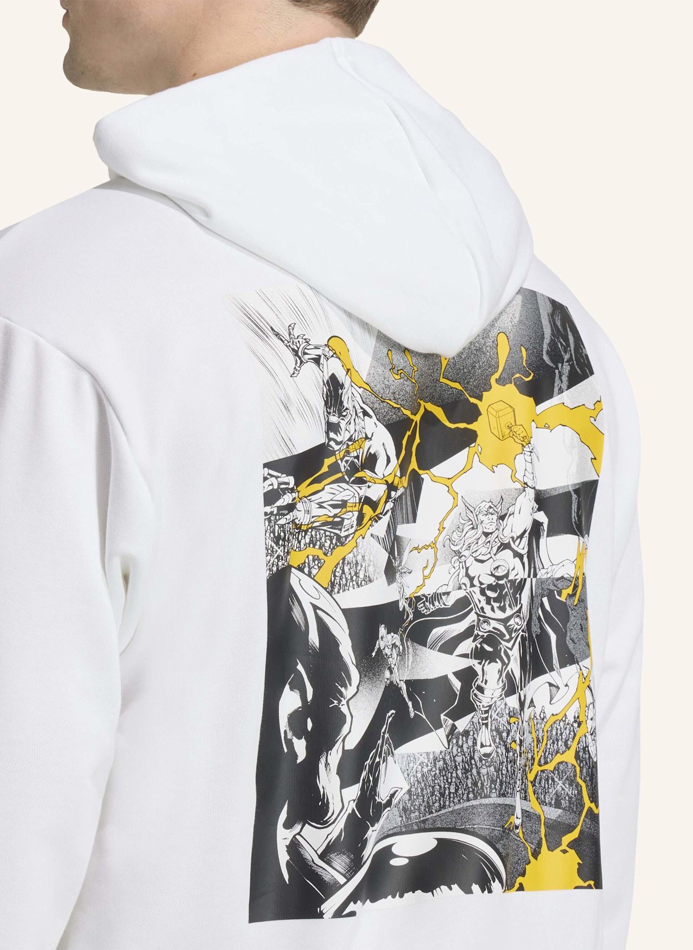 adidas ADIDAS REAL MADRID AVENGERS HOODIE: WEISS