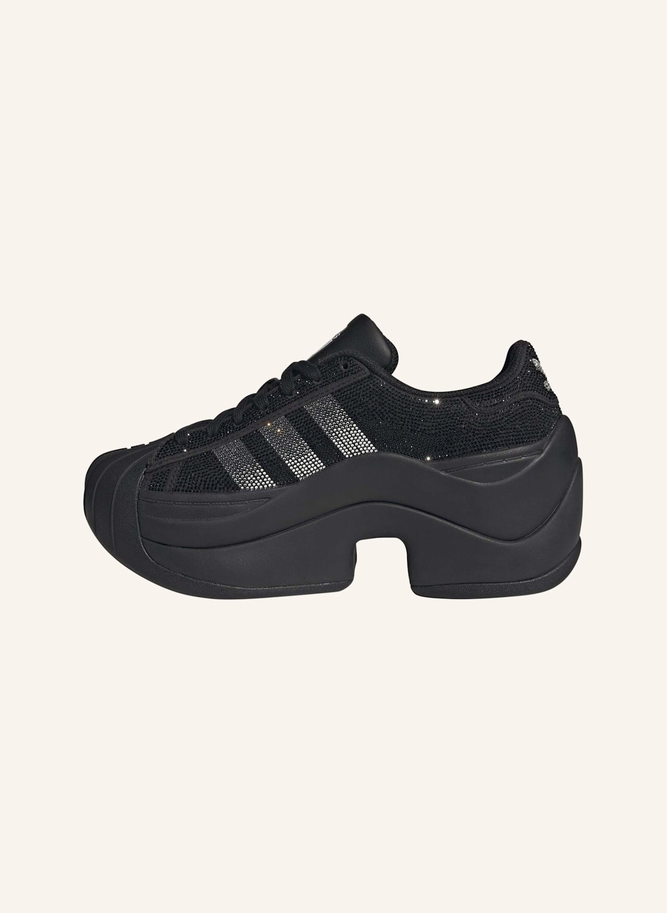 adidas Originals ADIDAS SUPERSTAR BOLD SCHUH: SCHWARZ