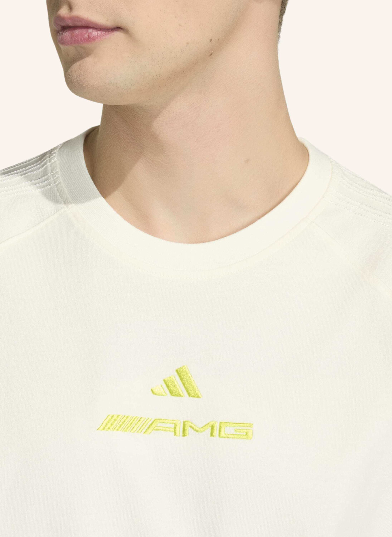 adidas AMG WASHED T-SHIRT: WEISS