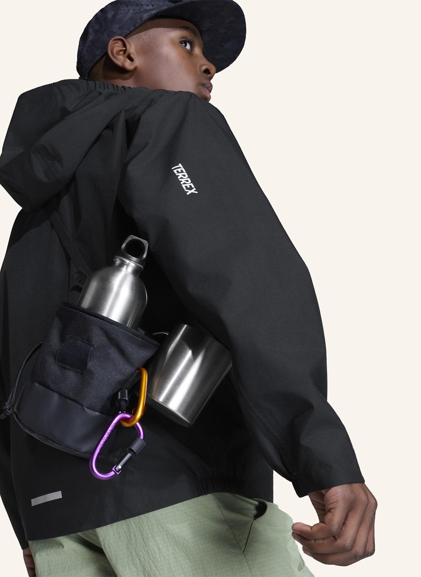 adidas TERREX TERREX KIDS MULTI 2 LAYER CLIMAPROOF REGENJACKE: SCHWARZ