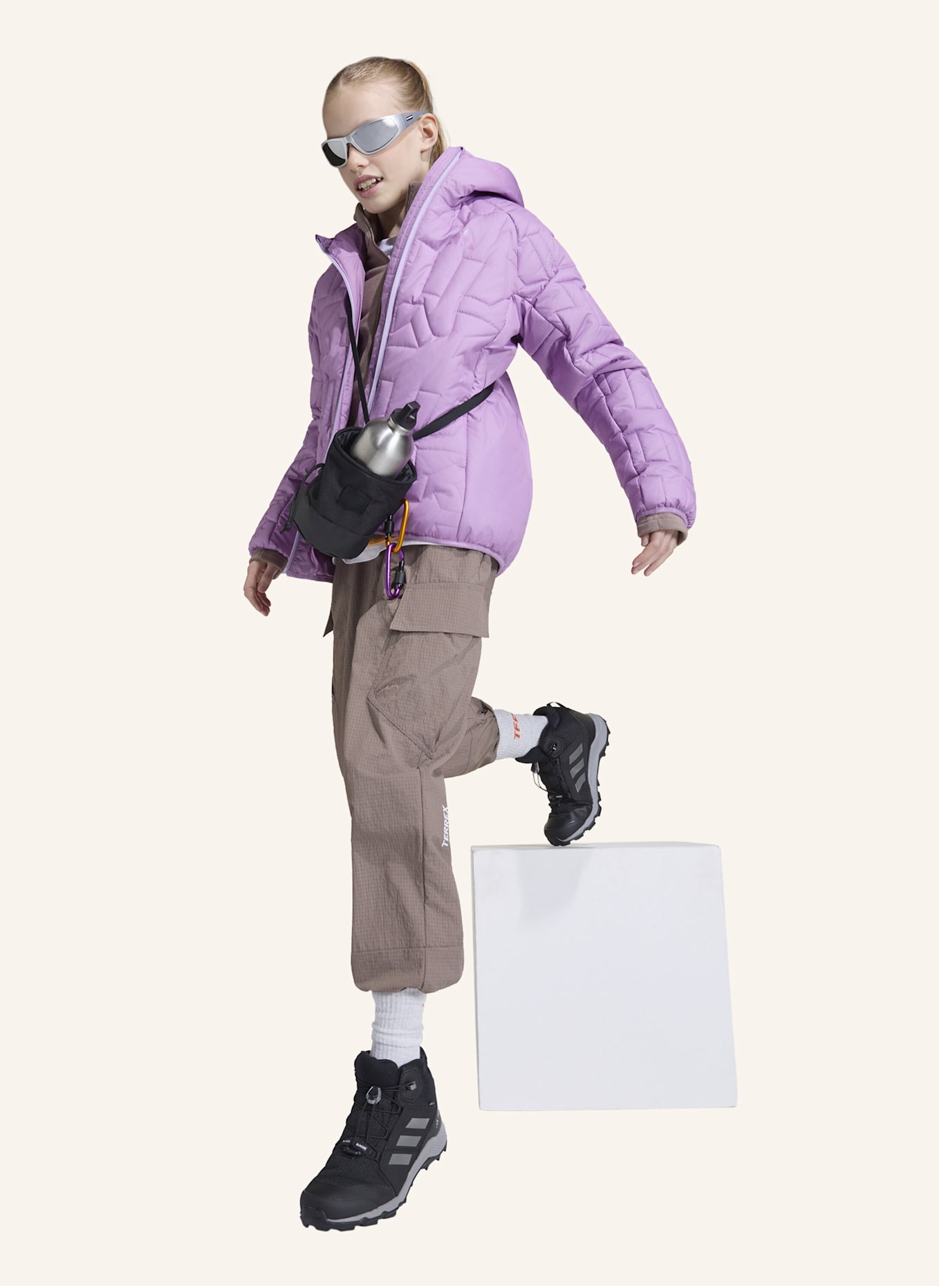 adidas TERREX TERREX KIDS XPERIOR CLIMAWARM PADDED JACKE: LILA