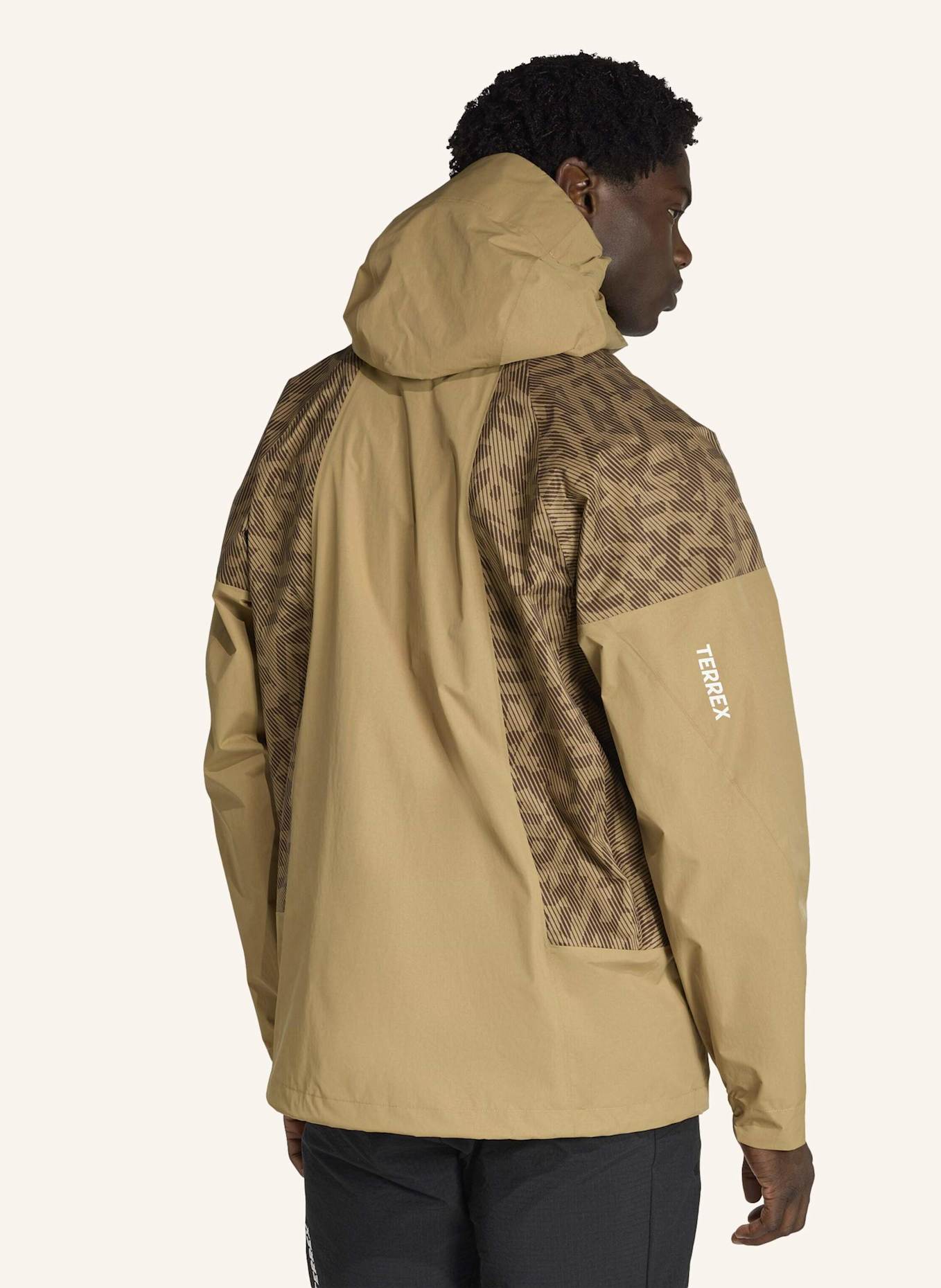 adidas TERREX TERREX XPERIOR 2.5 LAYER HYBRID PRIMEKNIT CLIMAPROOF JACKE: BRAUN