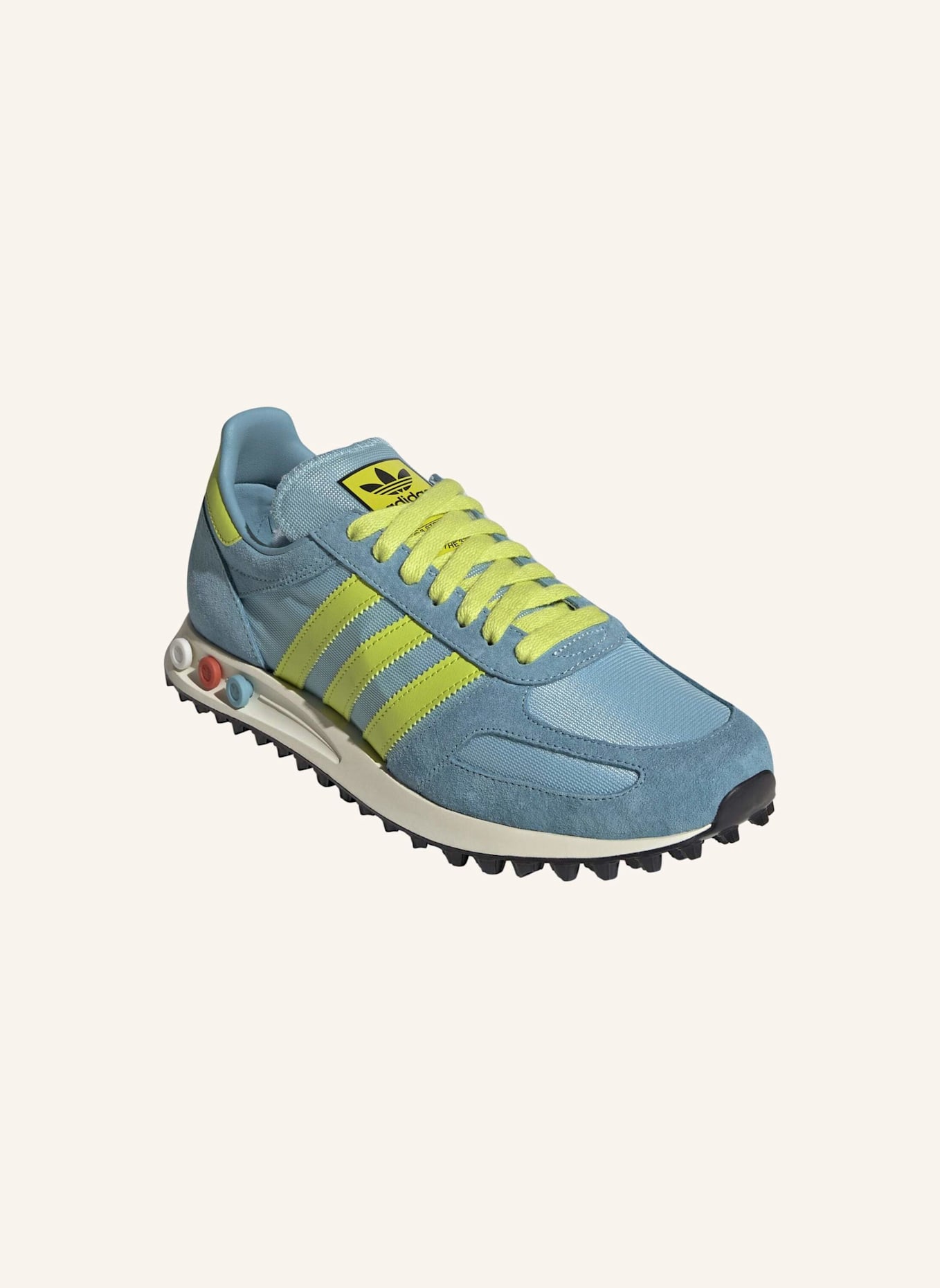 adidas Originals LA TRAINER OG SCHUH: BLAU/ GELB