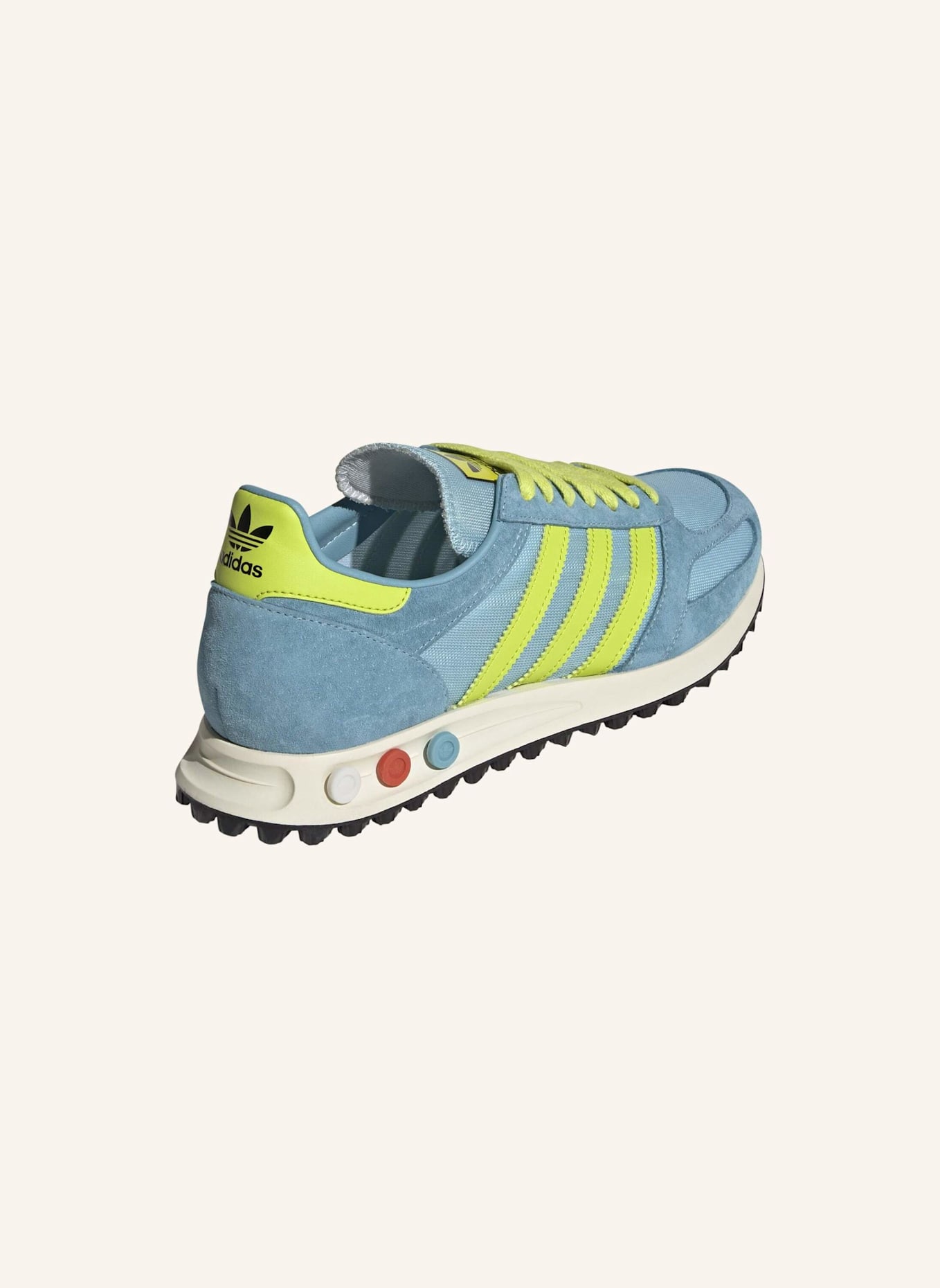 adidas Originals LA TRAINER OG SCHUH: BLAU/ GELB