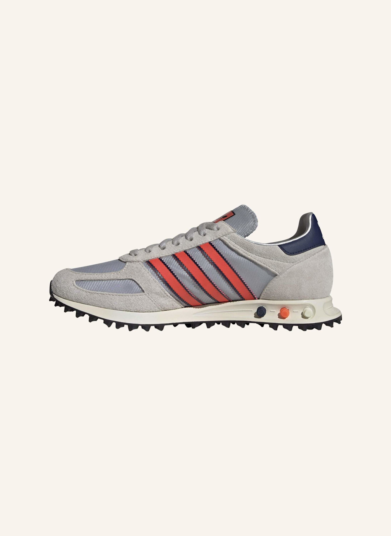adidas Originals LA TRAINER OG SCHUH: SILBER/ BLAU