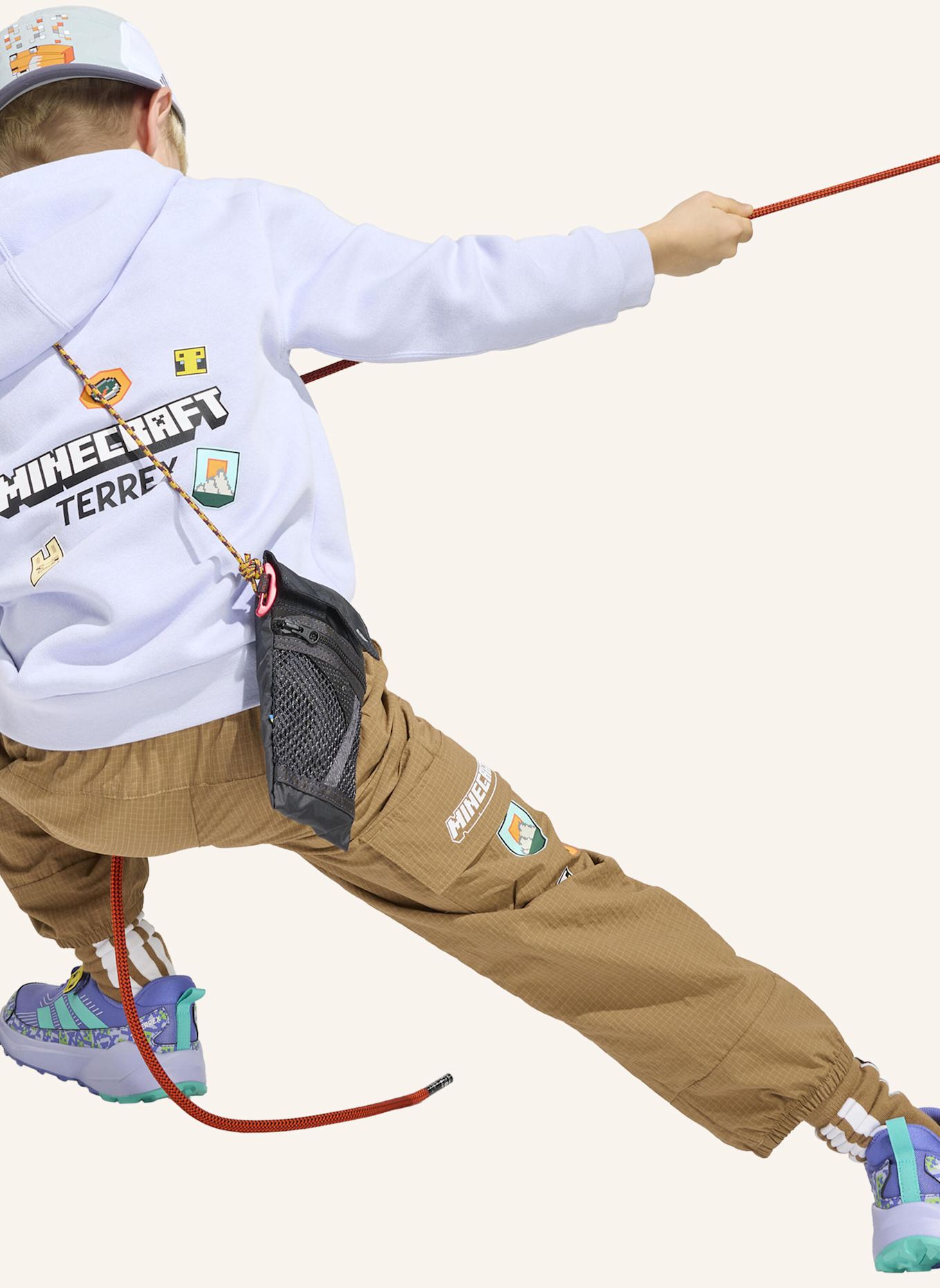 adidas TERREX ADIDAS MINECRAFT TERREX HOODIE: LILA