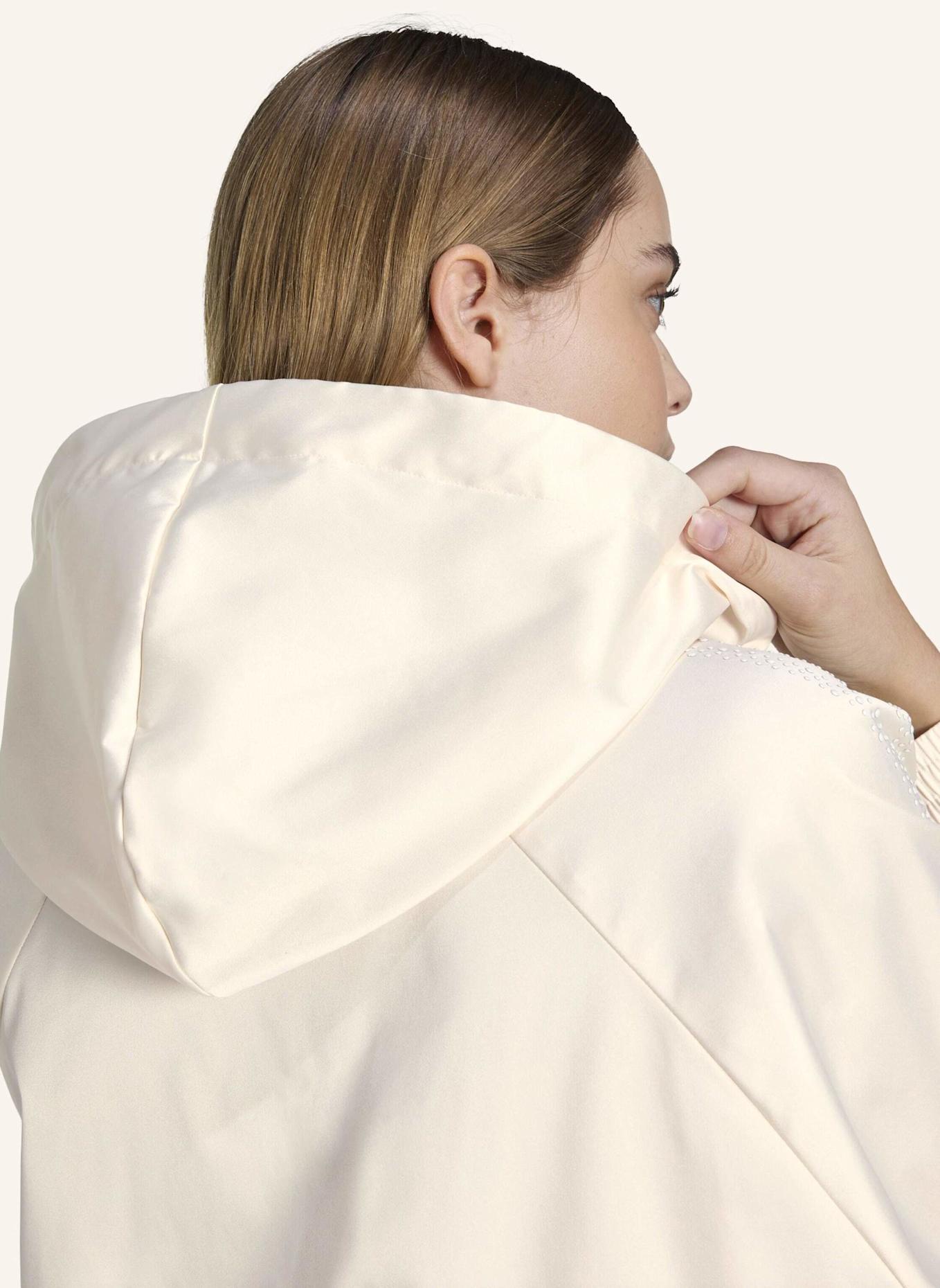 adidas Originals PEARL CROPPED ZIP KAPUZENJACKE: WEISS