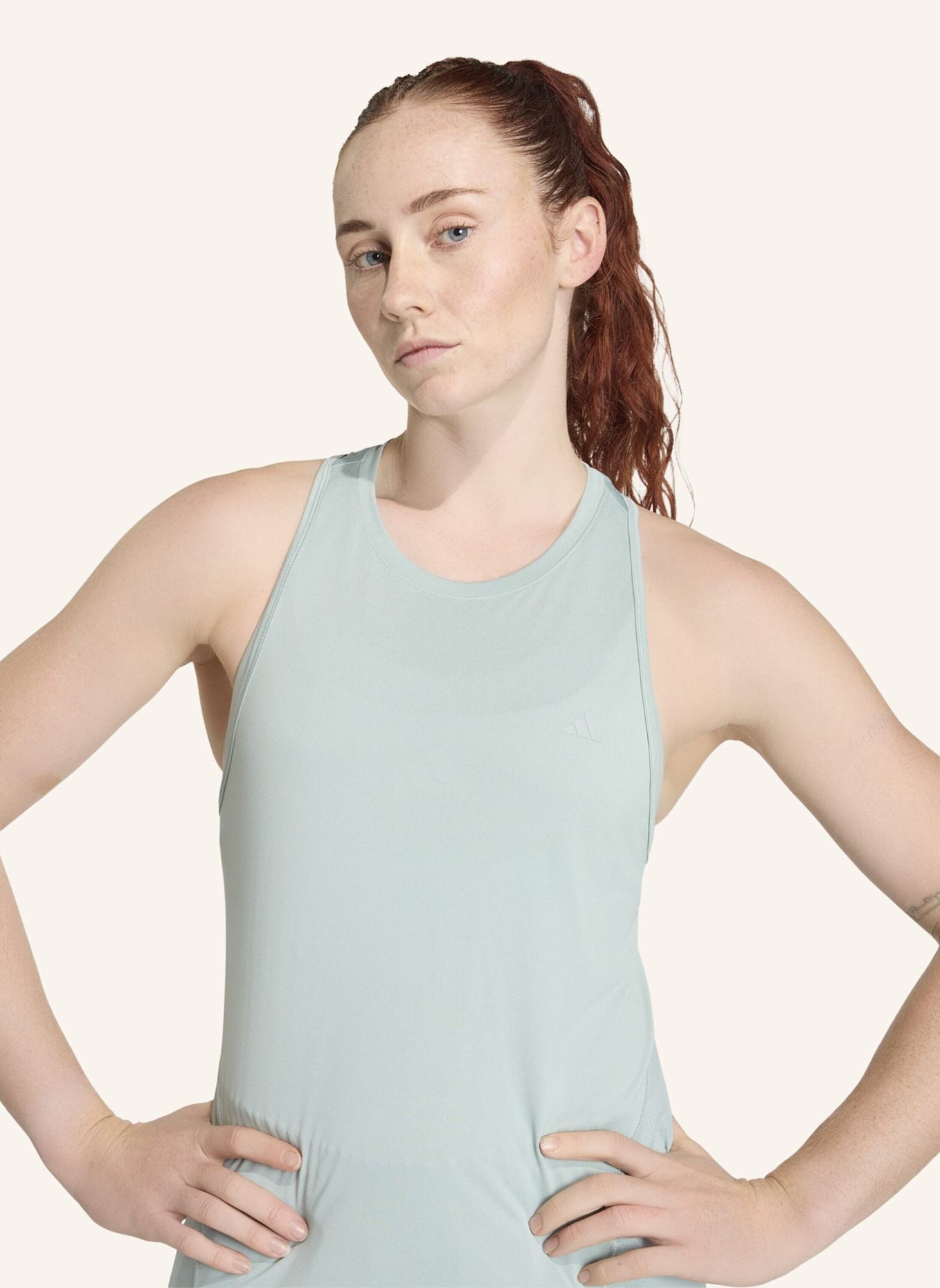 adidas Tanktop D4T: GRÜN