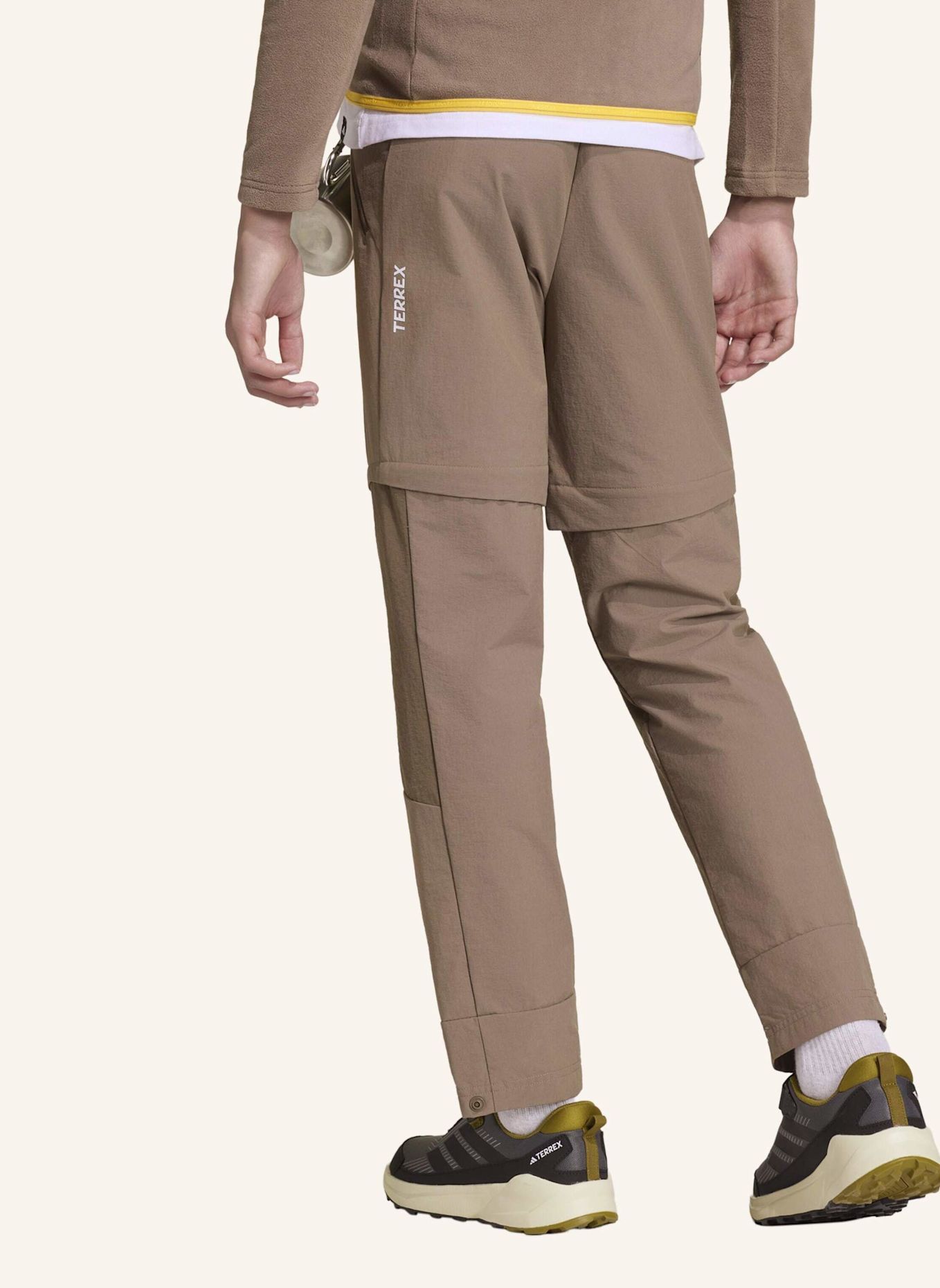 adidas TERREX TERREX MULTI CLIMA365 KIDS ZIP-OFF HOSE: BRAUN