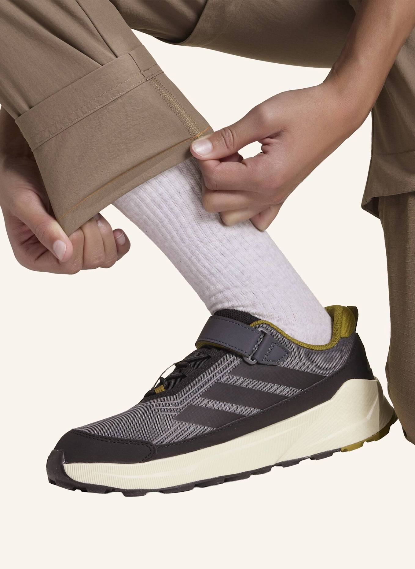 adidas TERREX TERREX MULTI CLIMA365 KIDS ZIP-OFF HOSE: BRAUN