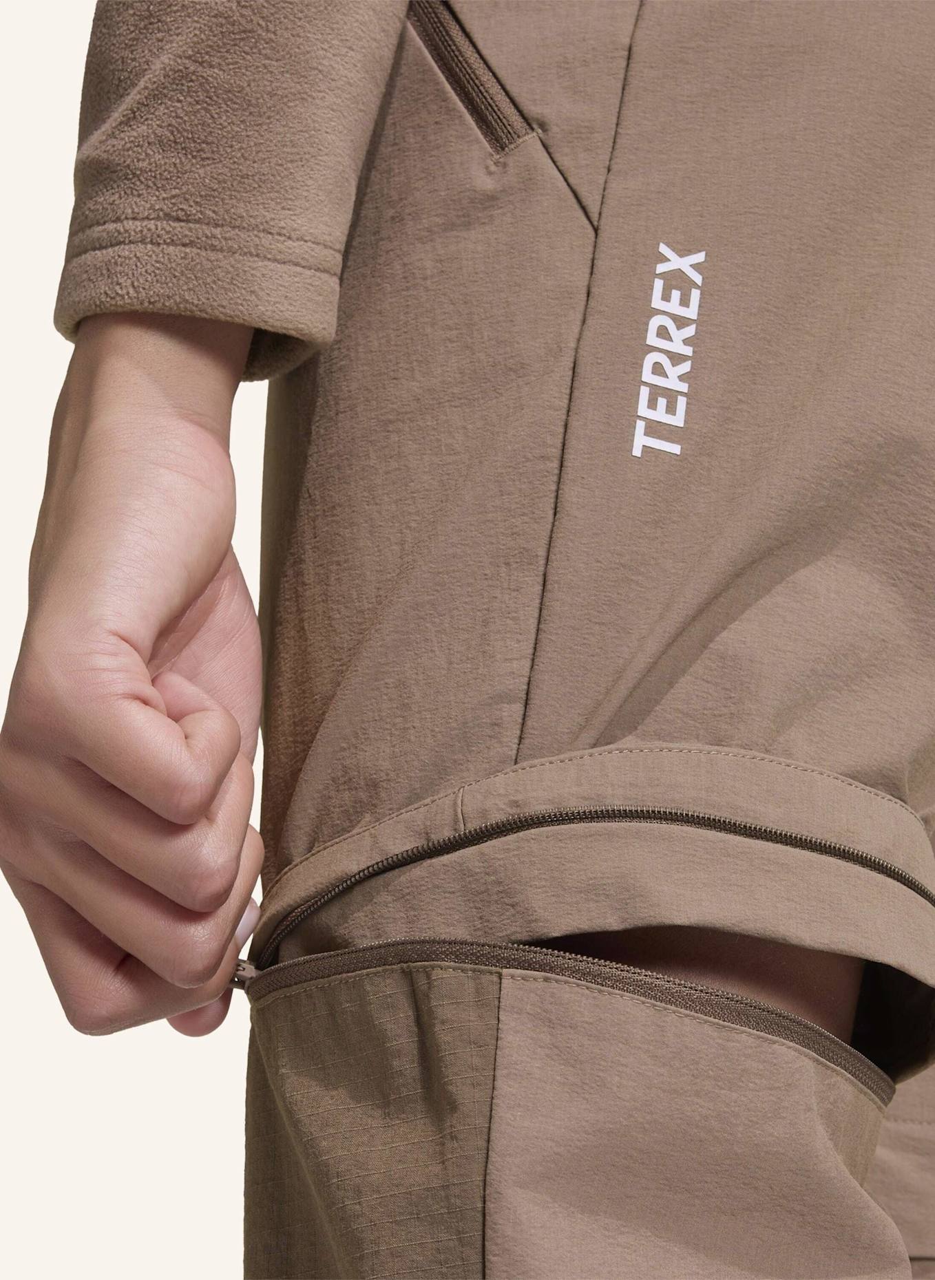 adidas TERREX TERREX MULTI CLIMA365 KIDS ZIP-OFF HOSE: BRAUN