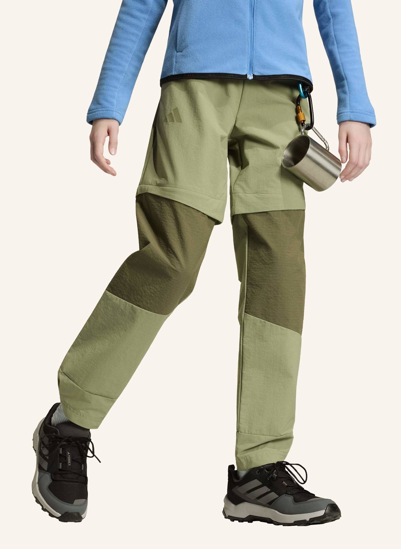 adidas TERREX TERREX MULTI CLIMA365 KIDS ZIP-OFF HOSE: GRÜN