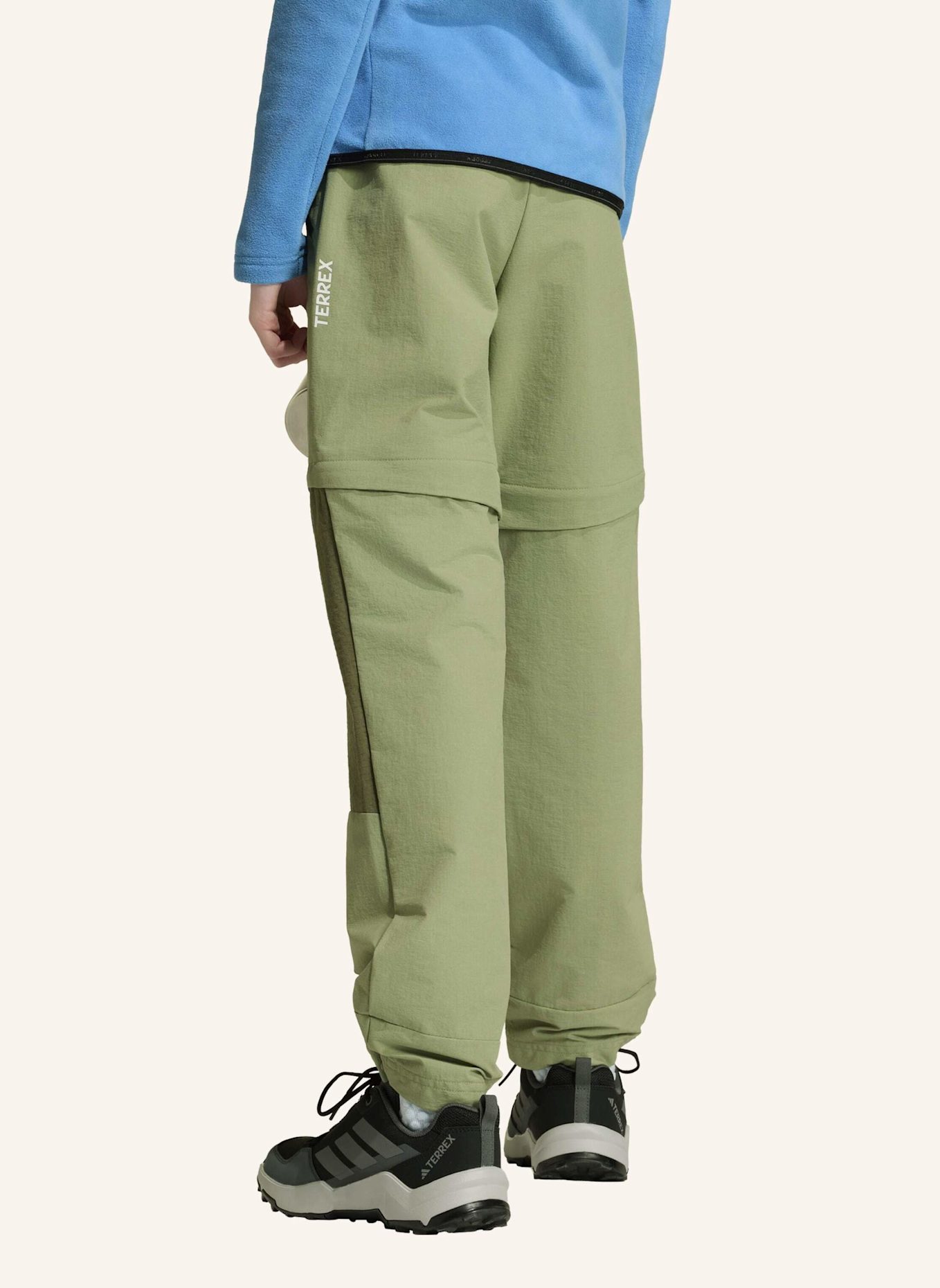 adidas TERREX TERREX MULTI CLIMA365 KIDS ZIP-OFF HOSE: GRÜN