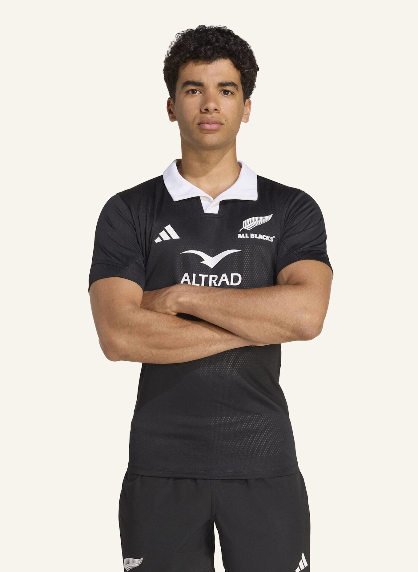 adidas ALL BLACKS PERFORMANCE HEIMTRIKOT: SCHWARZ