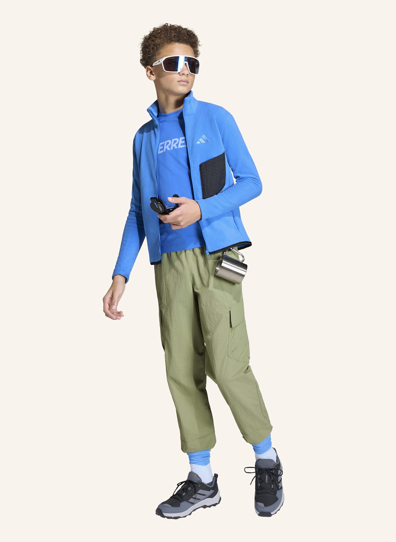 adidas TERREX TERREX KIDS XPLORIC CLIMA365 CARGOHOSE FÜR KINDER: GRÜN