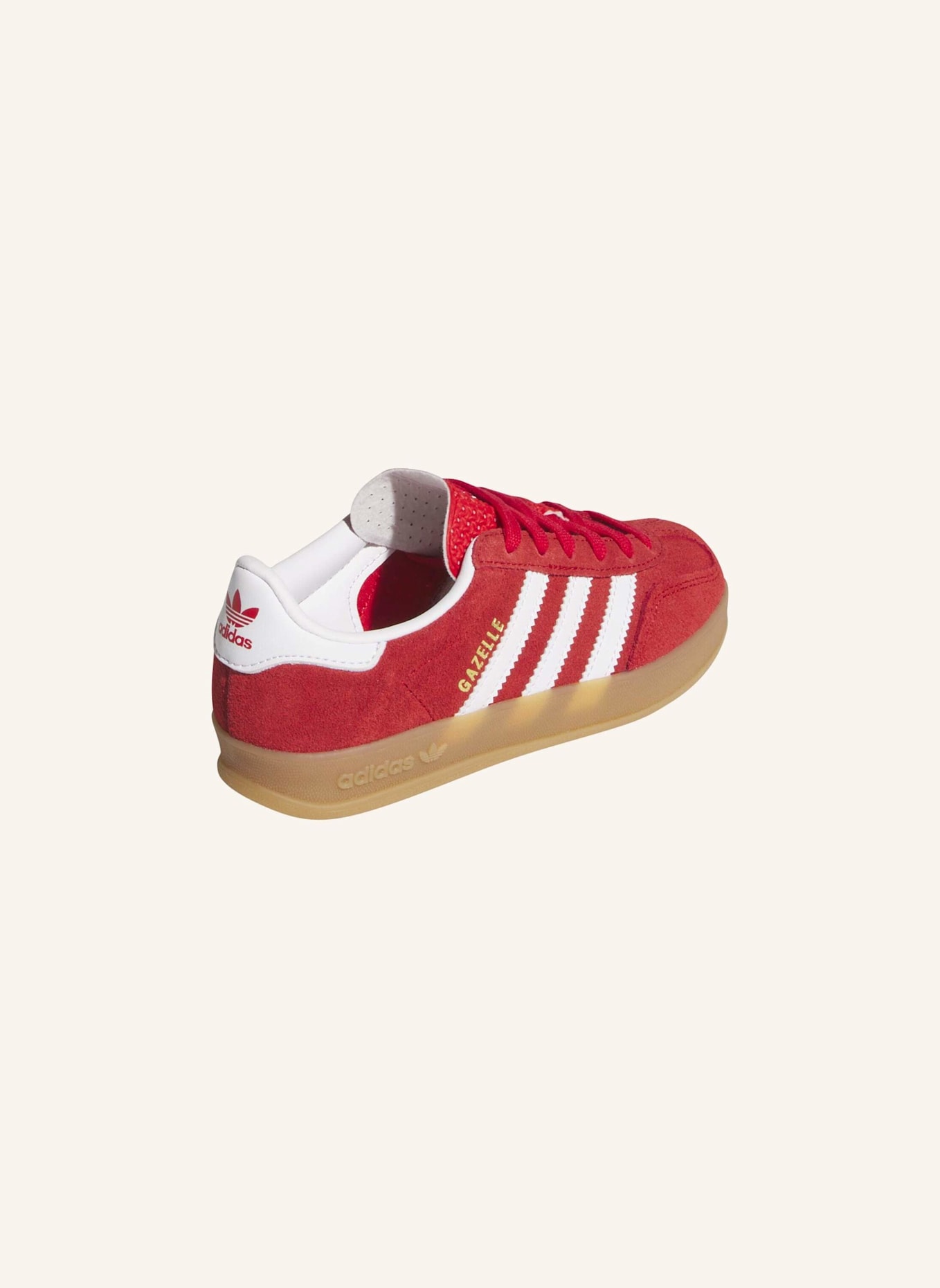 adidas Originals GAZELLE INDOOR SCHUH: WEISS/ BEIGE