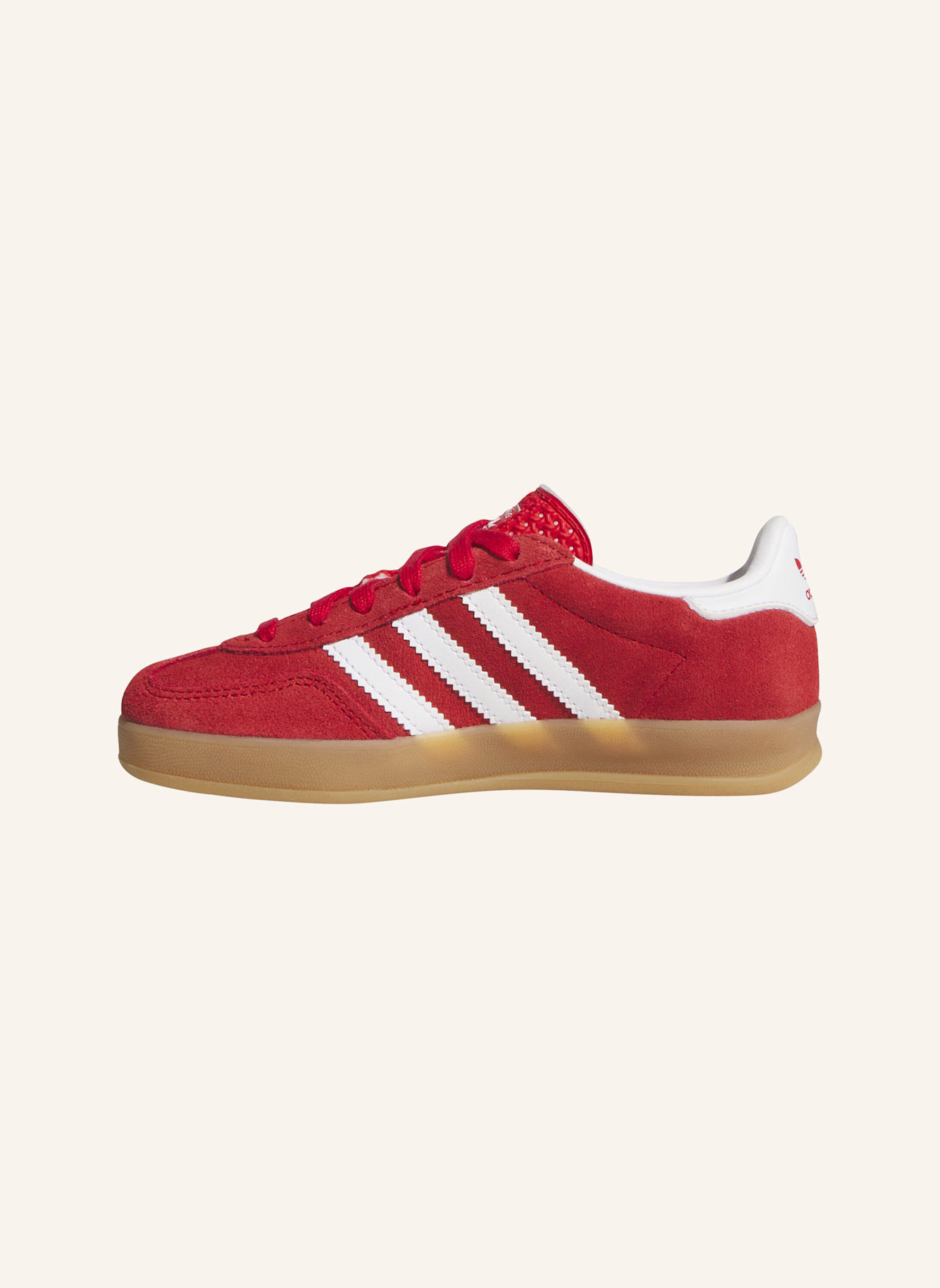 adidas Originals GAZELLE INDOOR SCHUH: WEISS/ BEIGE