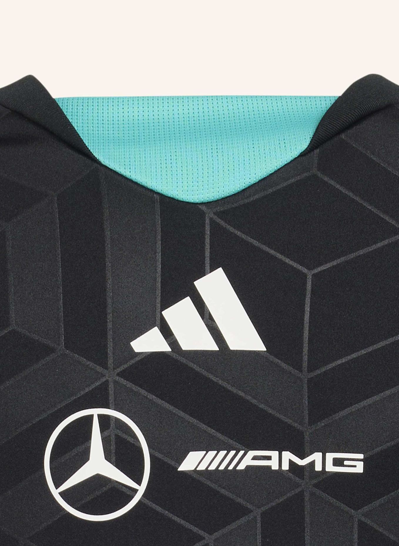 adidas MERCEDES-AMG PETRONAS FORMULA 1 TEAM FAHRERTRIKOT: SCHWARZ