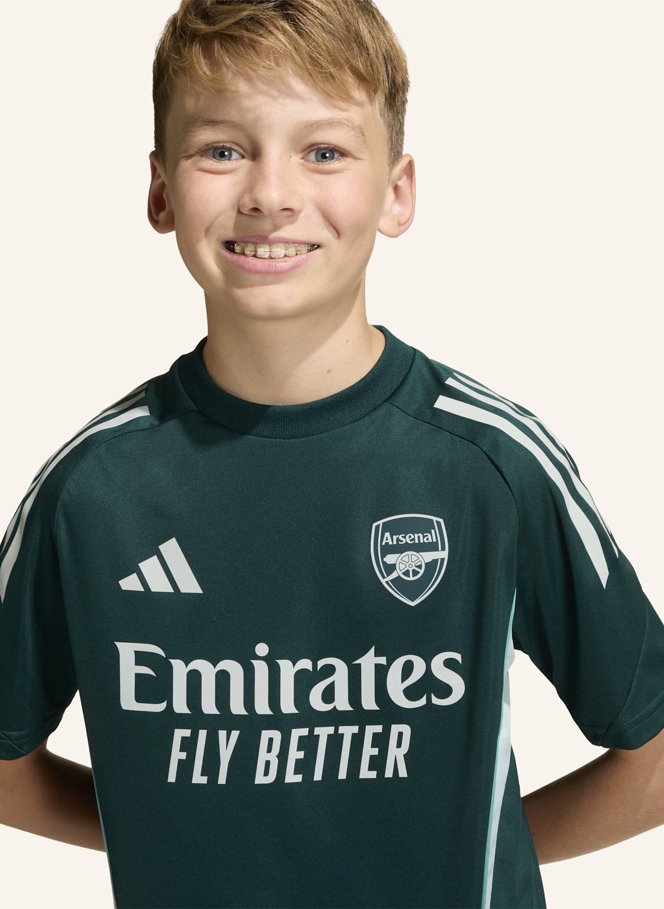 adidas ARSENAL TIRO 25 COMPETITION KIDS TRAININGSTRIKOT: GRÜN